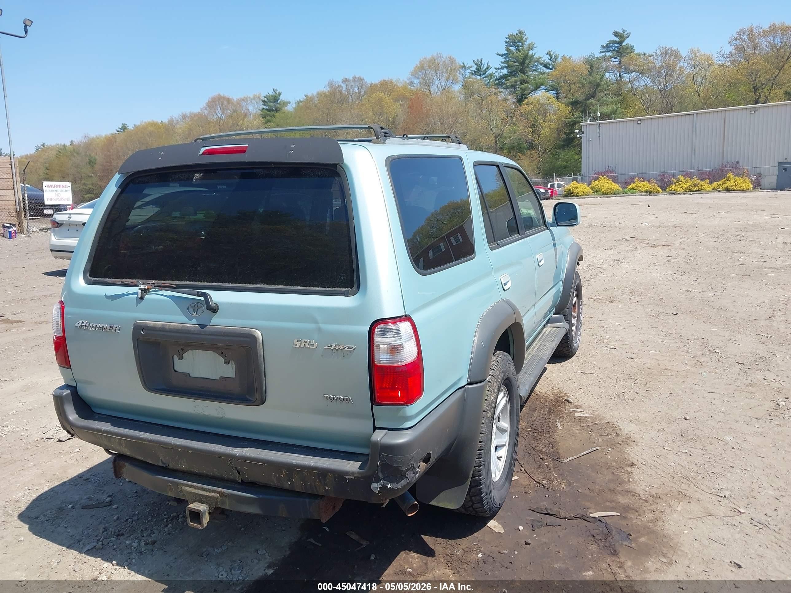2001 Toyota 4runner Sr5 V6 Light Blue vin: JT3HN86R510333678