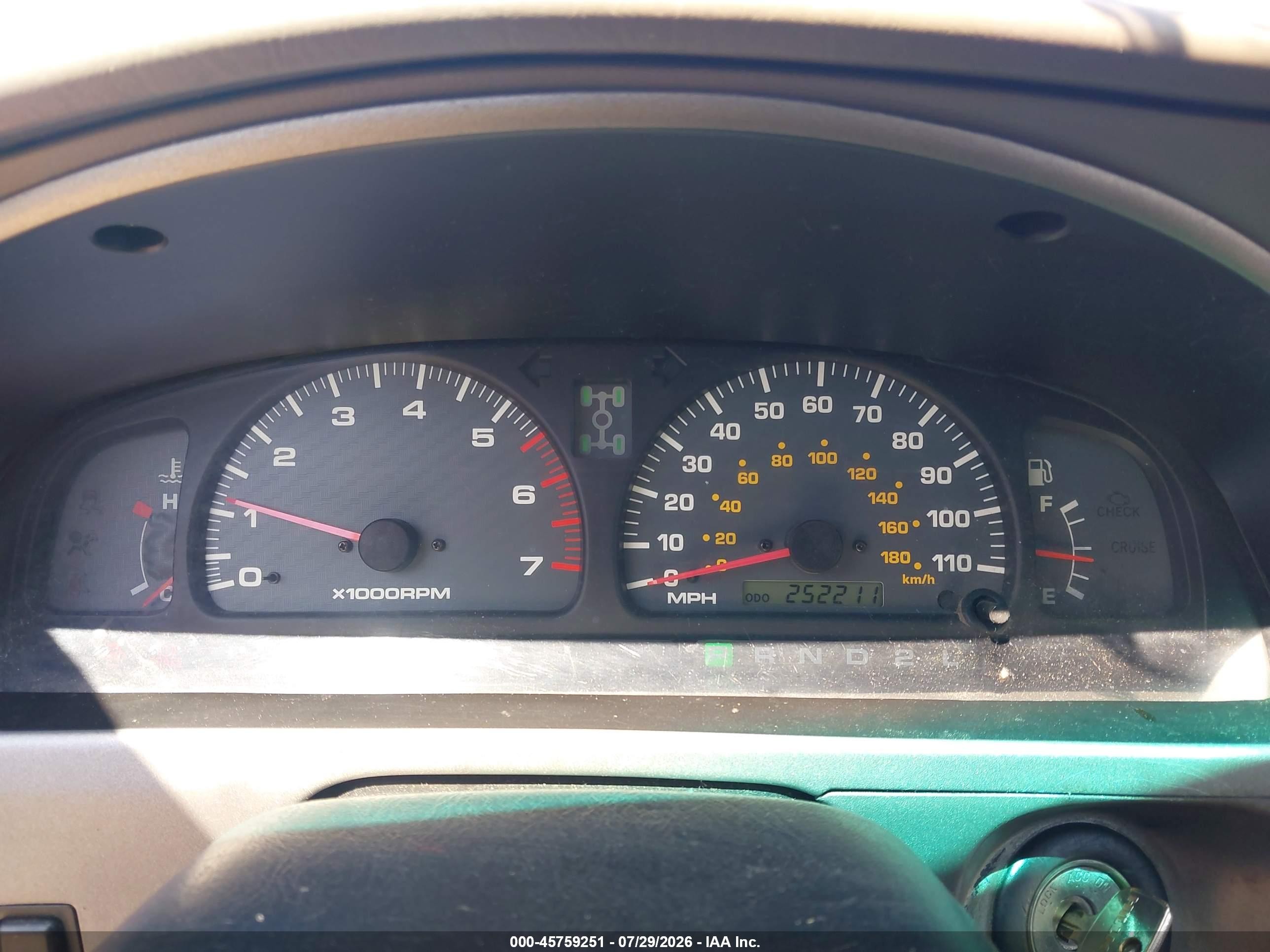 2001 Toyota 4runner Sr5 V6 Silver vin: JT3HN86R510339271