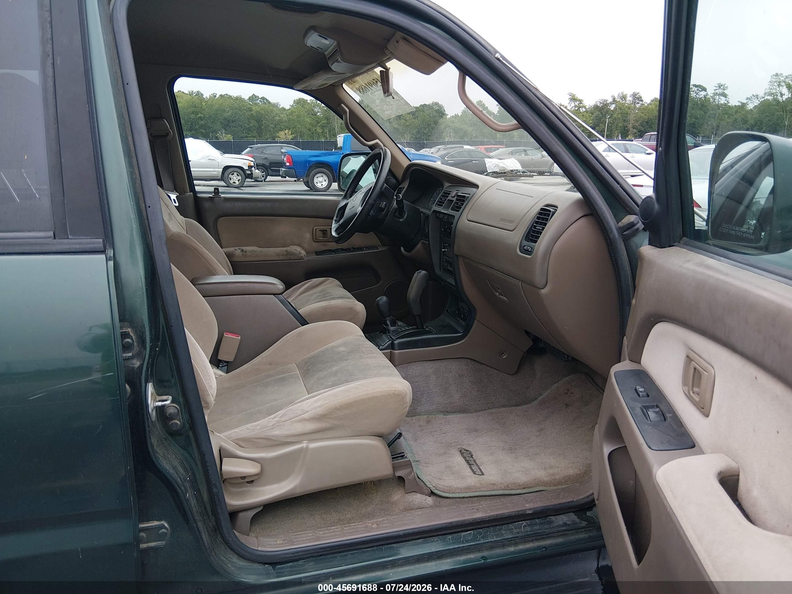 2001 Toyota 4runner Sr5 V6 Green vin: JT3HN86R519052556