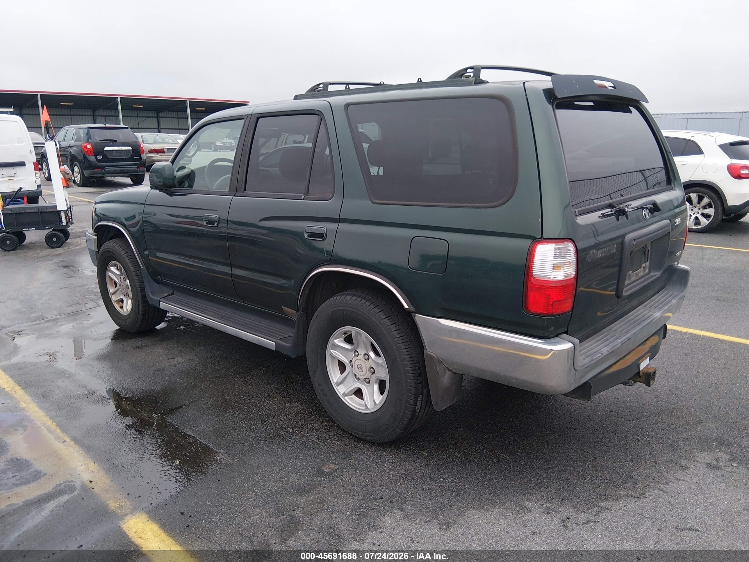 2001 Toyota 4runner Sr5 V6 Green vin: JT3HN86R519052556
