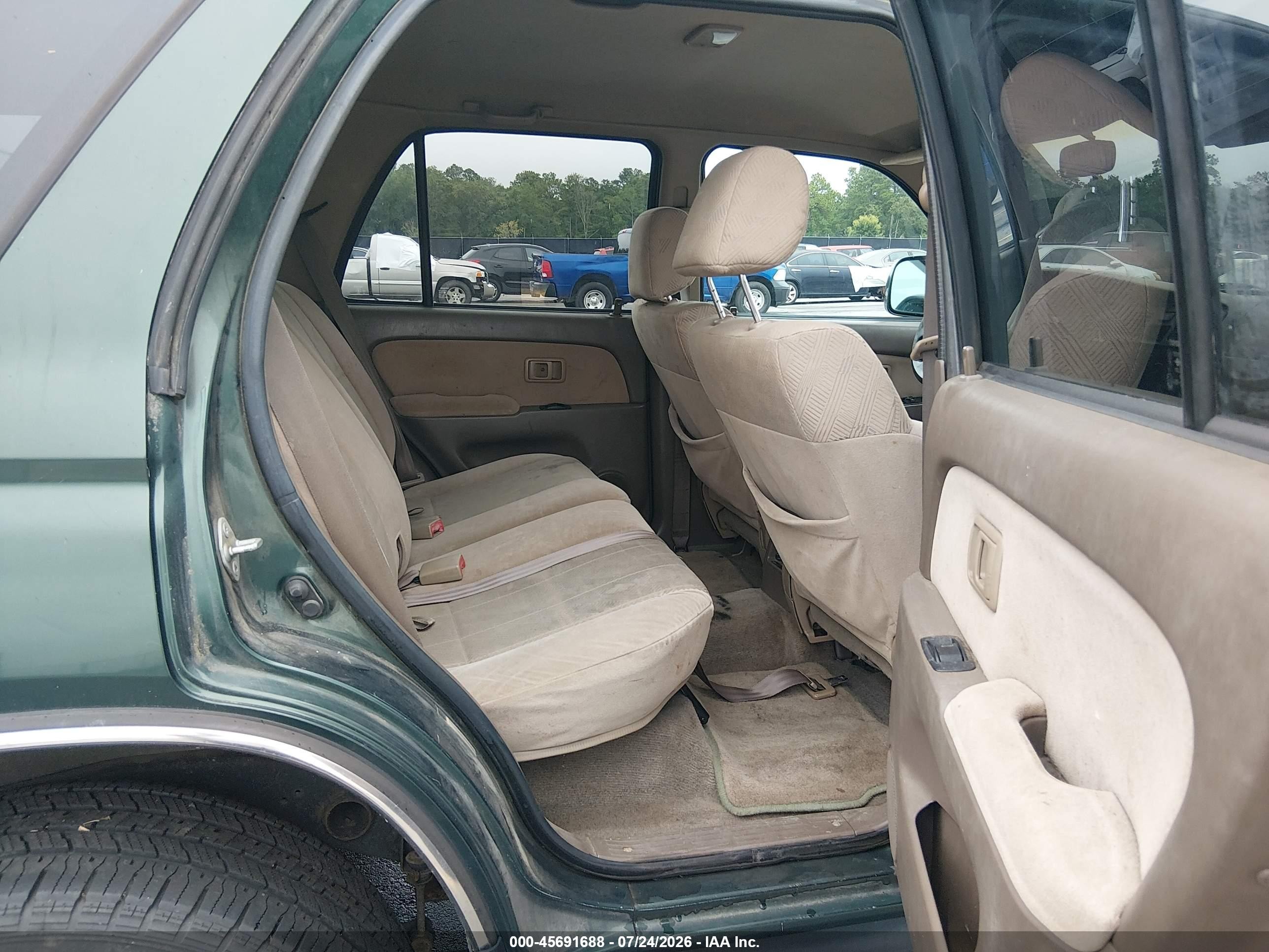 2001 Toyota 4runner Sr5 V6 Green vin: JT3HN86R519052556