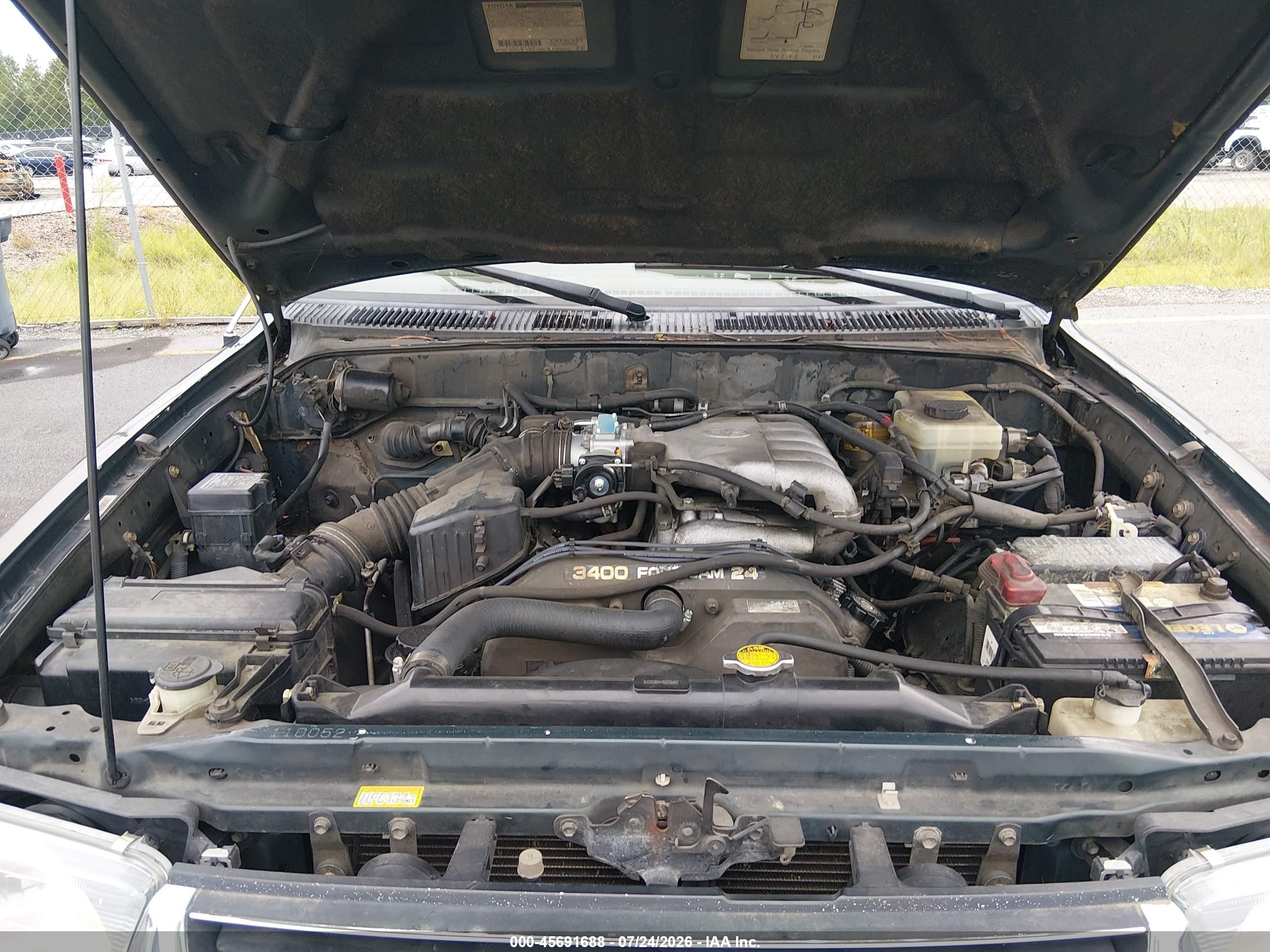 2001 Toyota 4runner Sr5 V6 Green vin: JT3HN86R519052556
