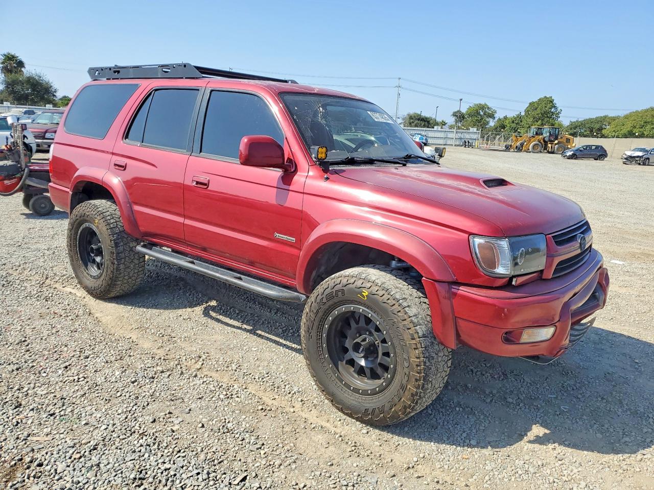 2002 Toyota 4runner Sr5 Red vin: JT3HN86R520384101