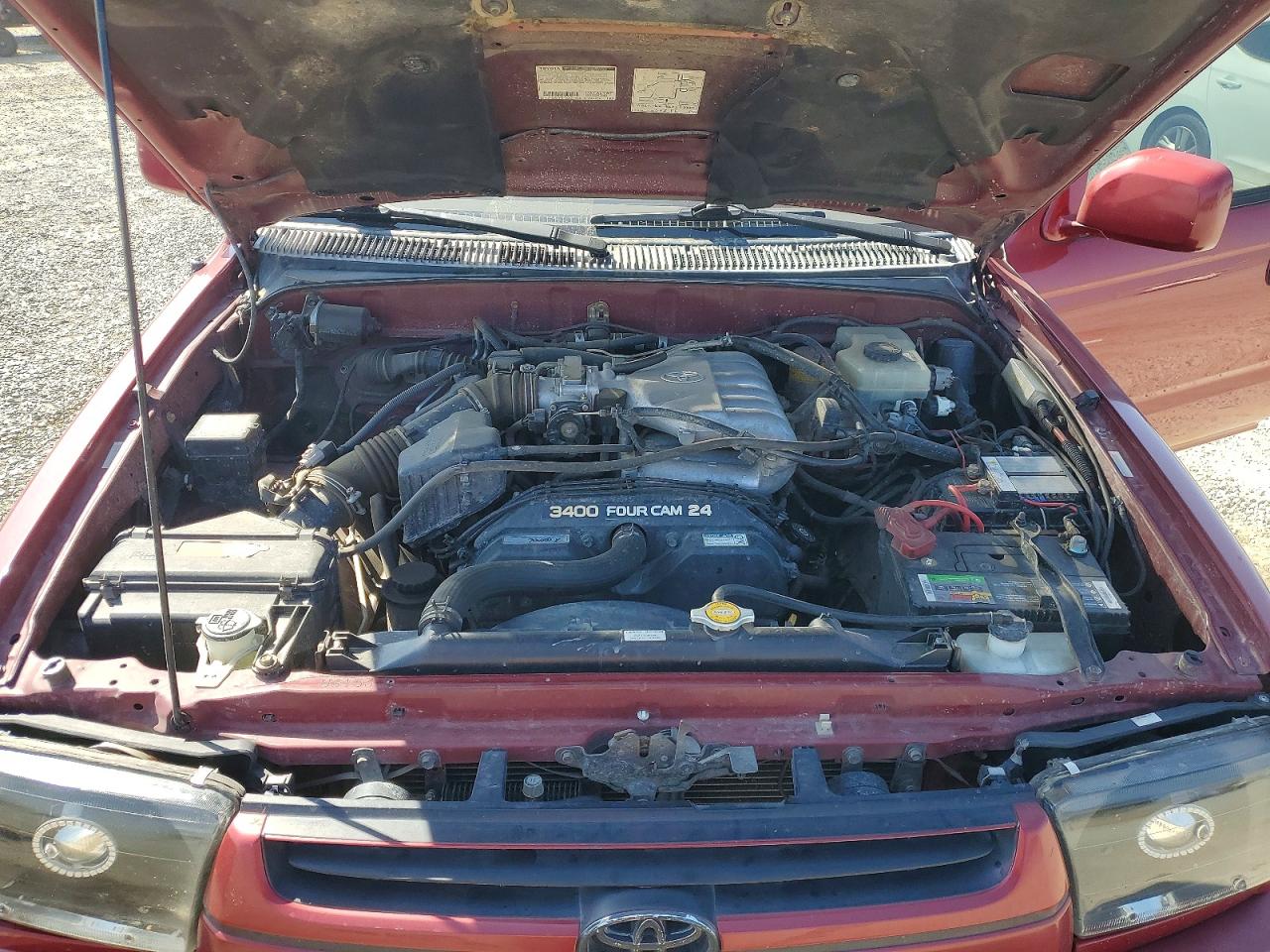 2002 Toyota 4runner Sr5 Red vin: JT3HN86R520384101