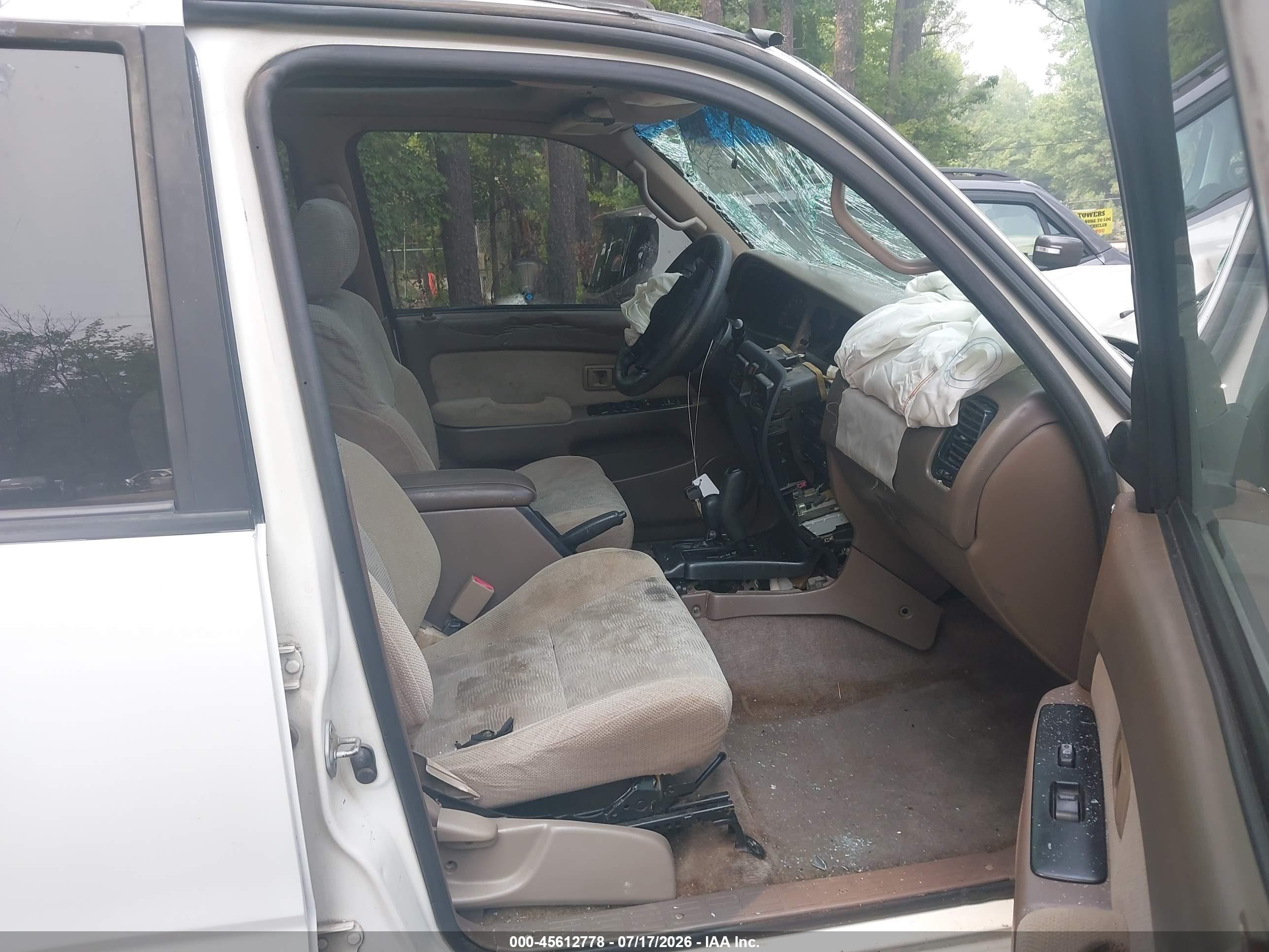 2002 Toyota 4runner Sr5 V6 White vin: JT3HN86R529064577