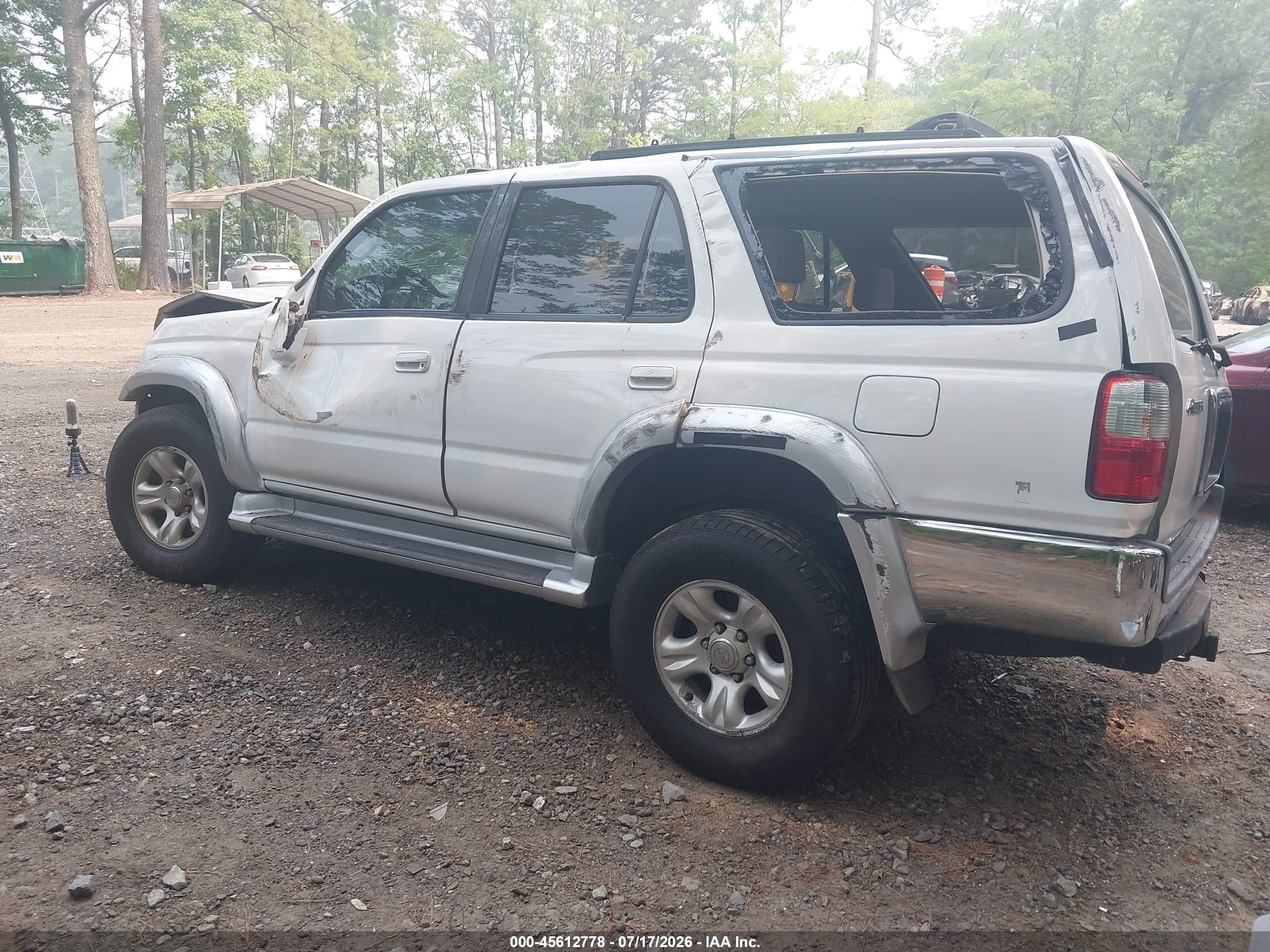 2002 Toyota 4runner Sr5 V6 White vin: JT3HN86R529064577