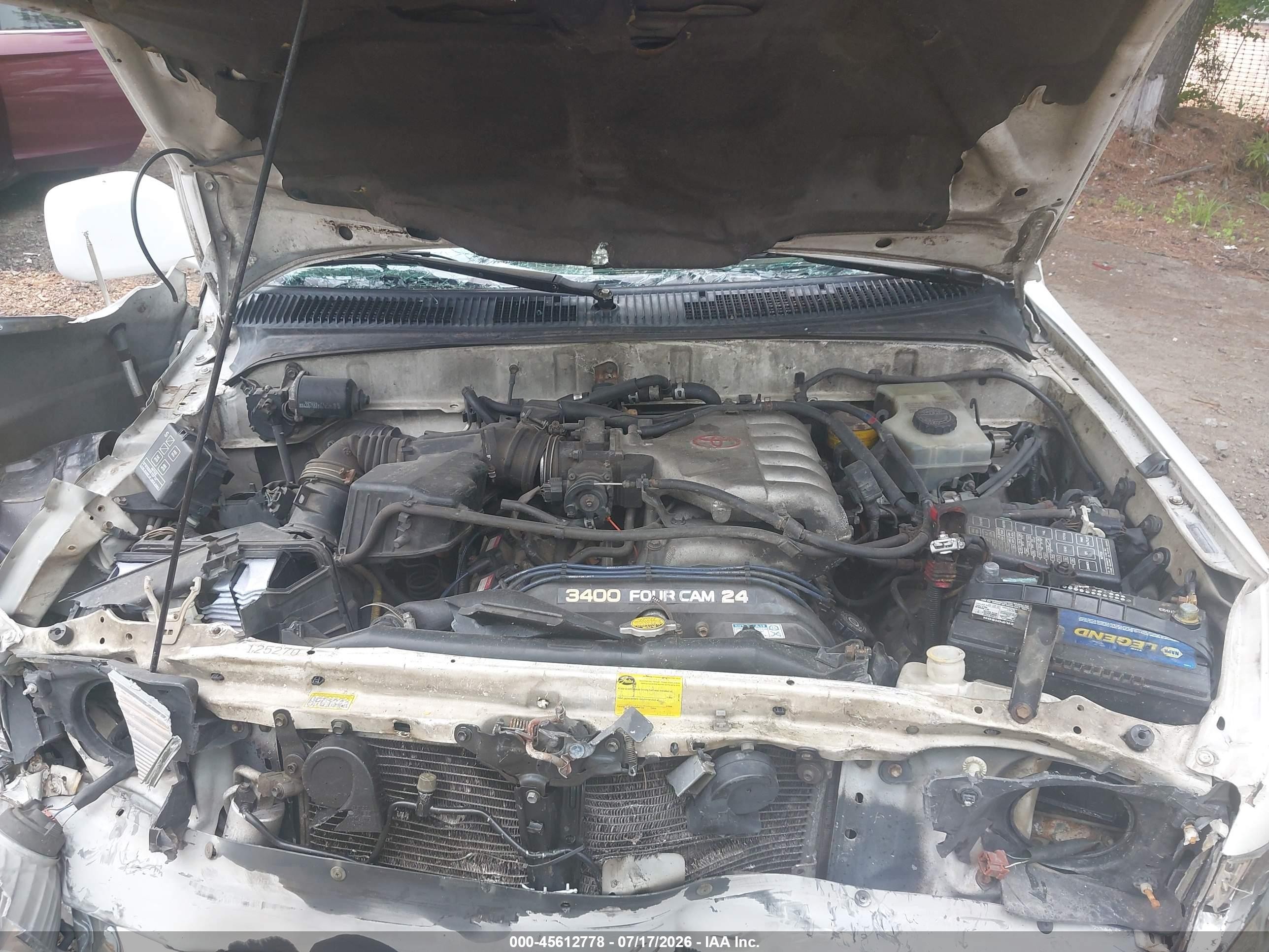 2002 Toyota 4runner Sr5 V6 White vin: JT3HN86R529064577