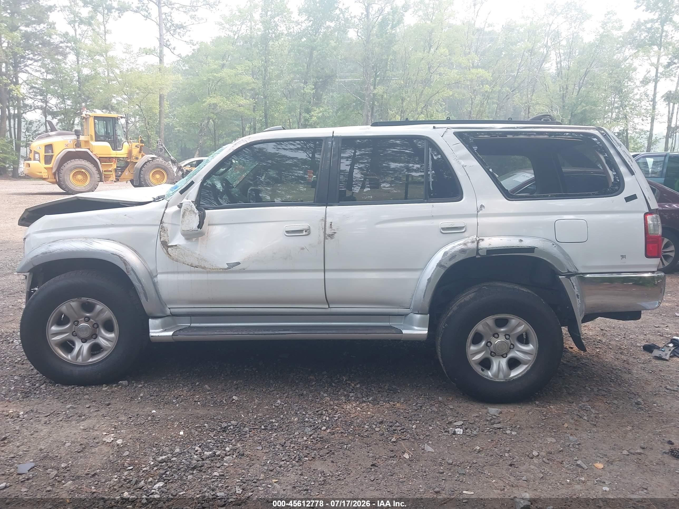 2002 Toyota 4runner Sr5 V6 White vin: JT3HN86R529064577