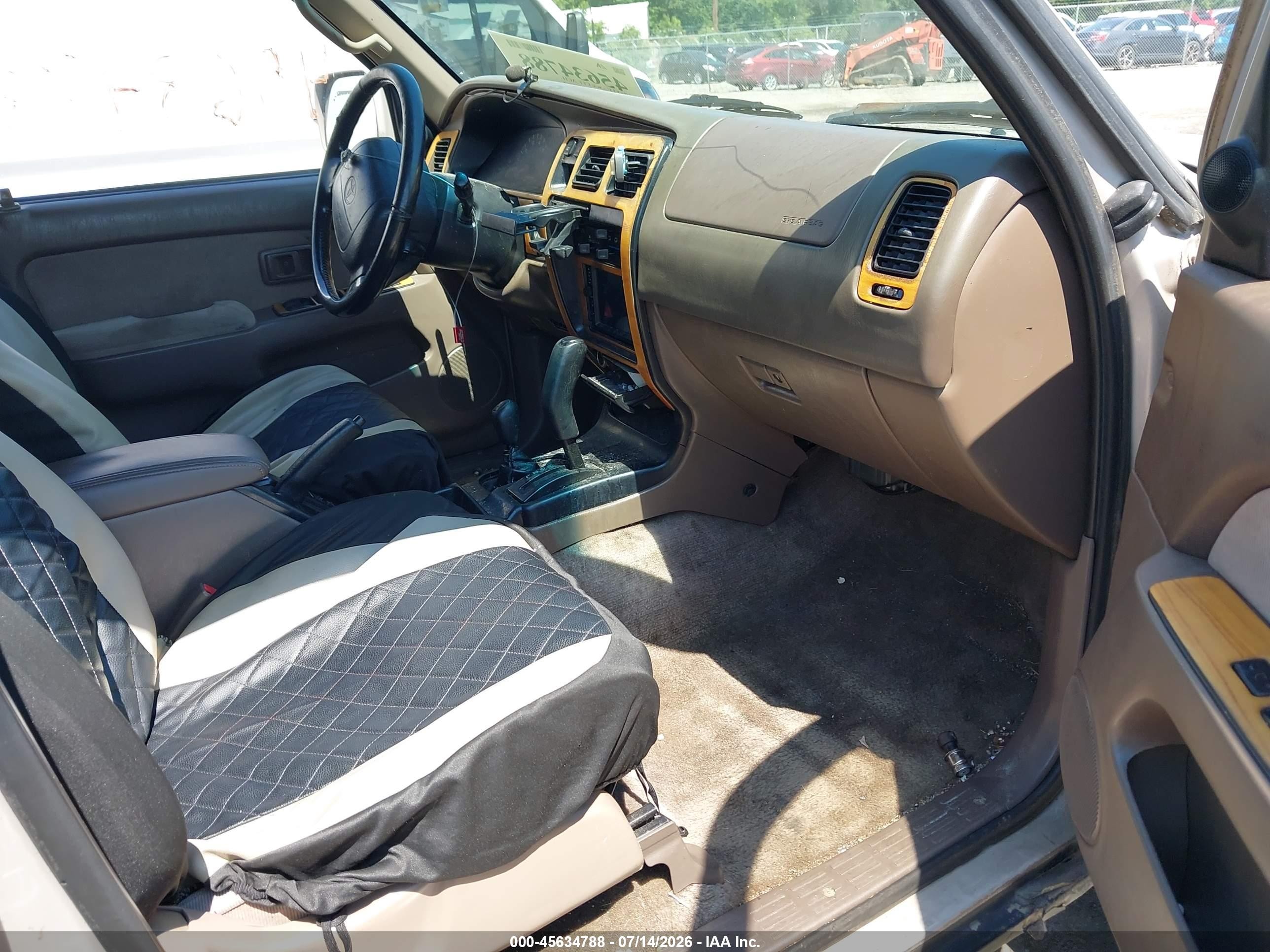 1997 Toyota 4runner Sr5 V6 Silver vin: JT3HN86R5V0082697