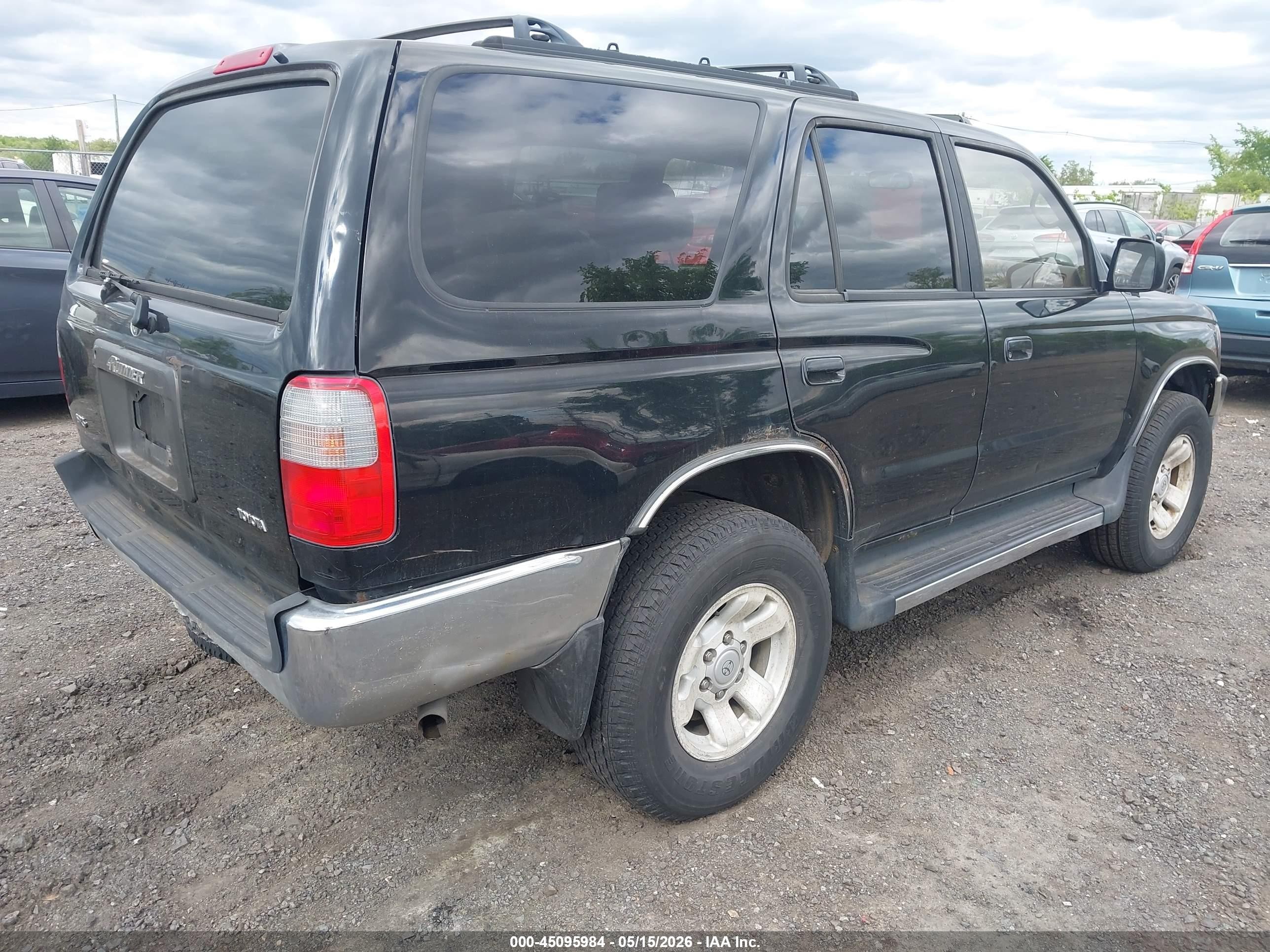 1997 Toyota 4runner Sr5 V6 Black vin: JT3HN86R5V0105136