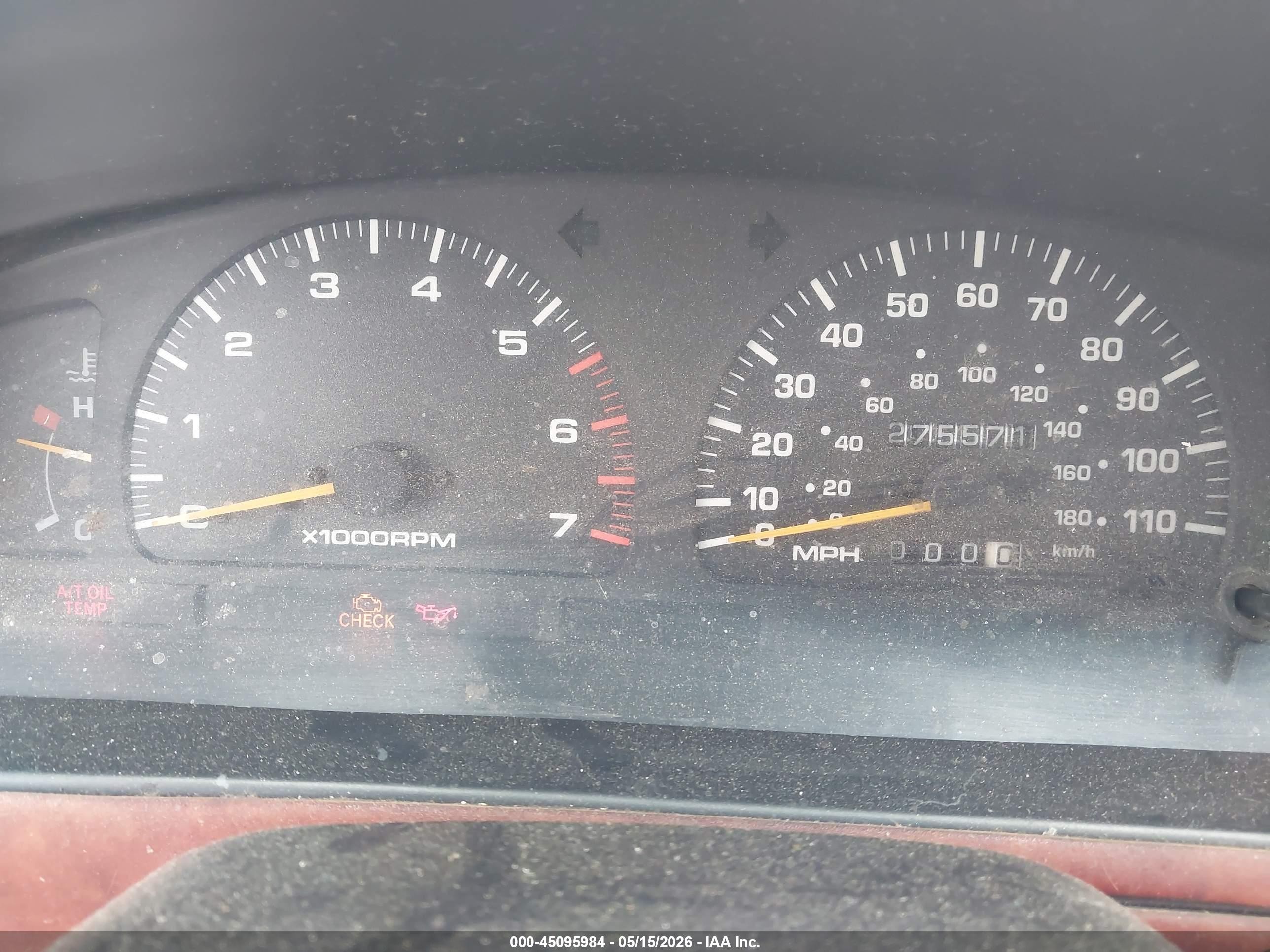 1997 Toyota 4runner Sr5 V6 Black vin: JT3HN86R5V0105136