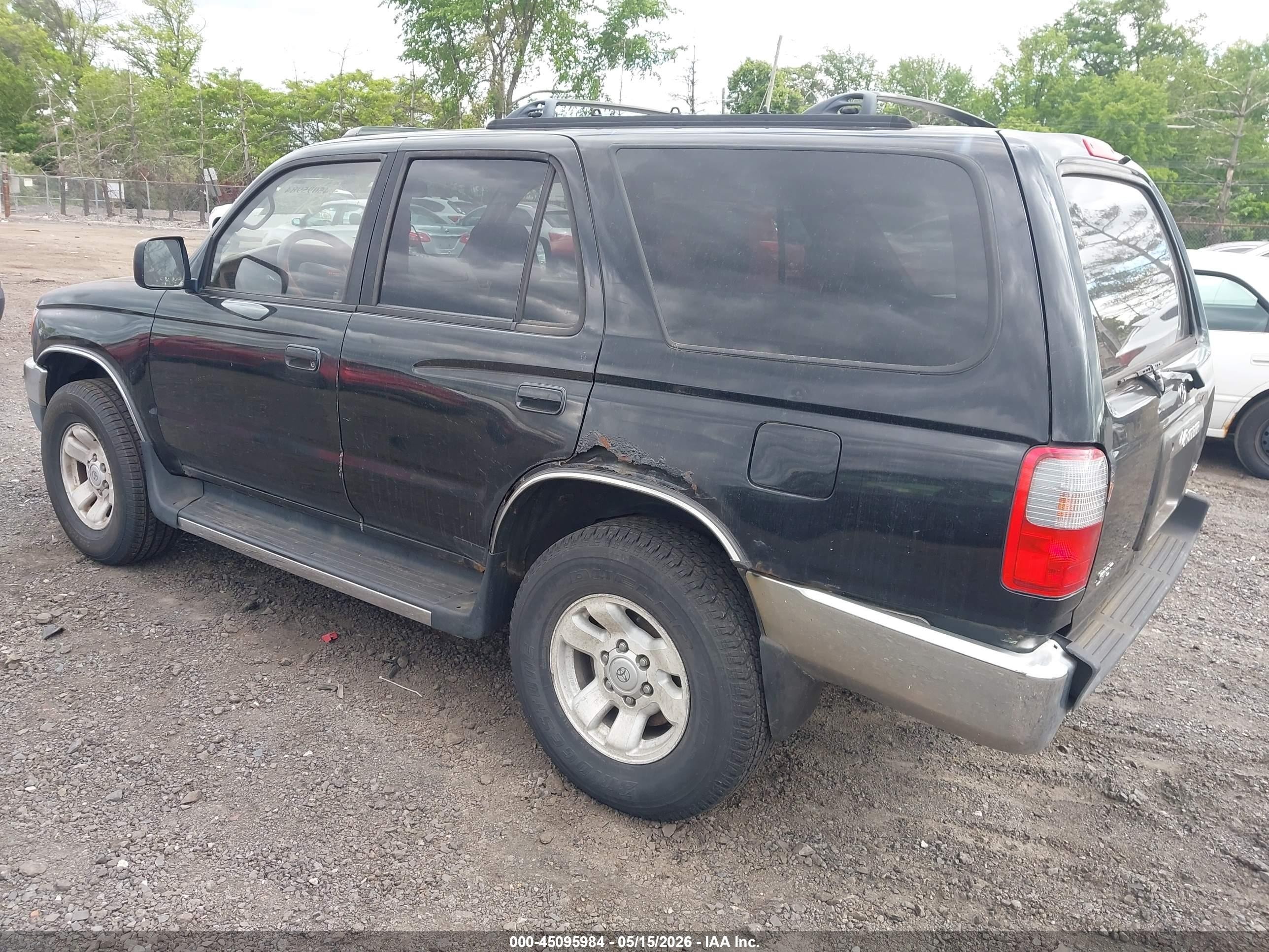 1997 Toyota 4runner Sr5 V6 Black vin: JT3HN86R5V0105136