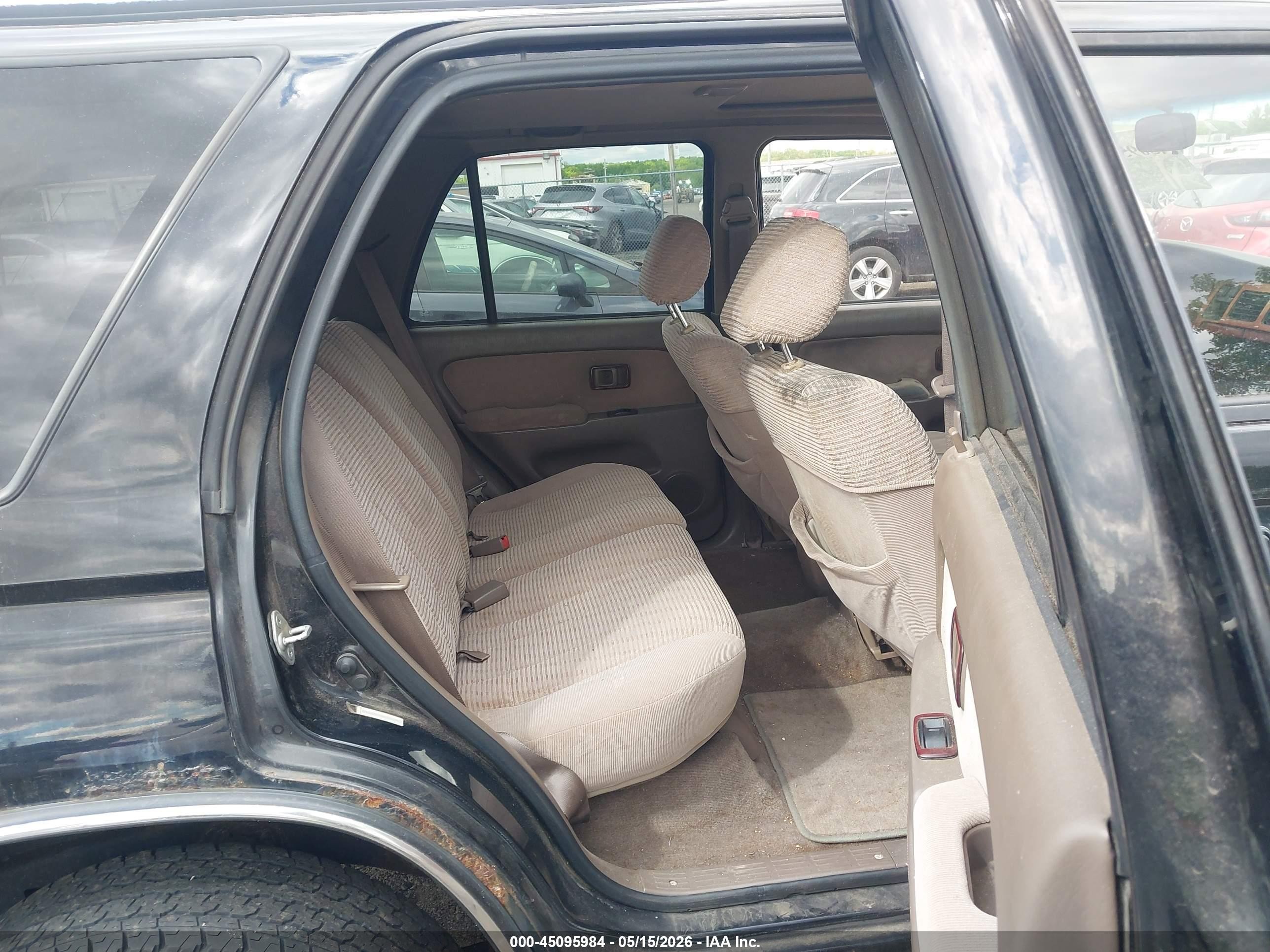 1997 Toyota 4runner Sr5 V6 Black vin: JT3HN86R5V0105136