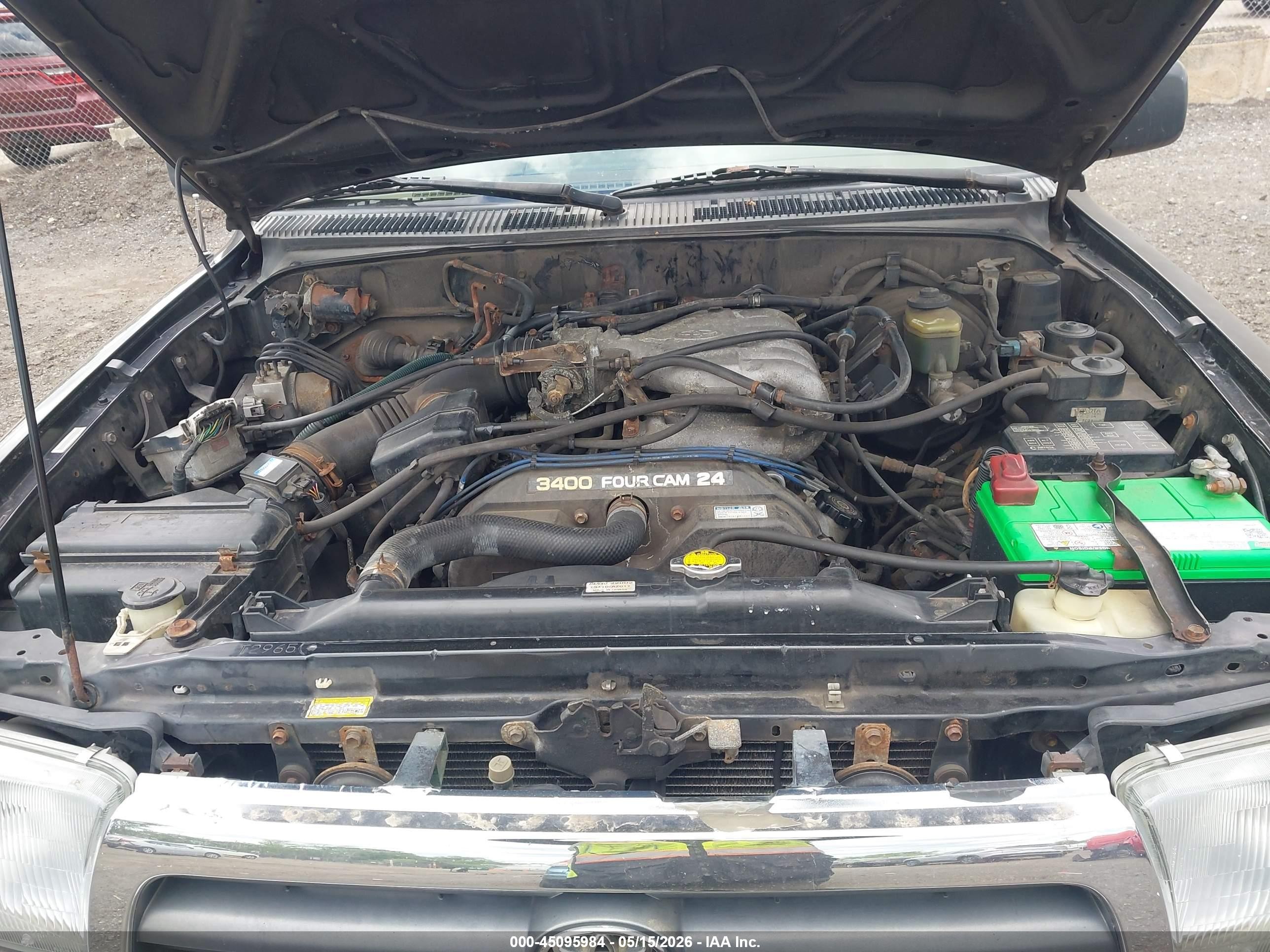 1997 Toyota 4runner Sr5 V6 Black vin: JT3HN86R5V0105136