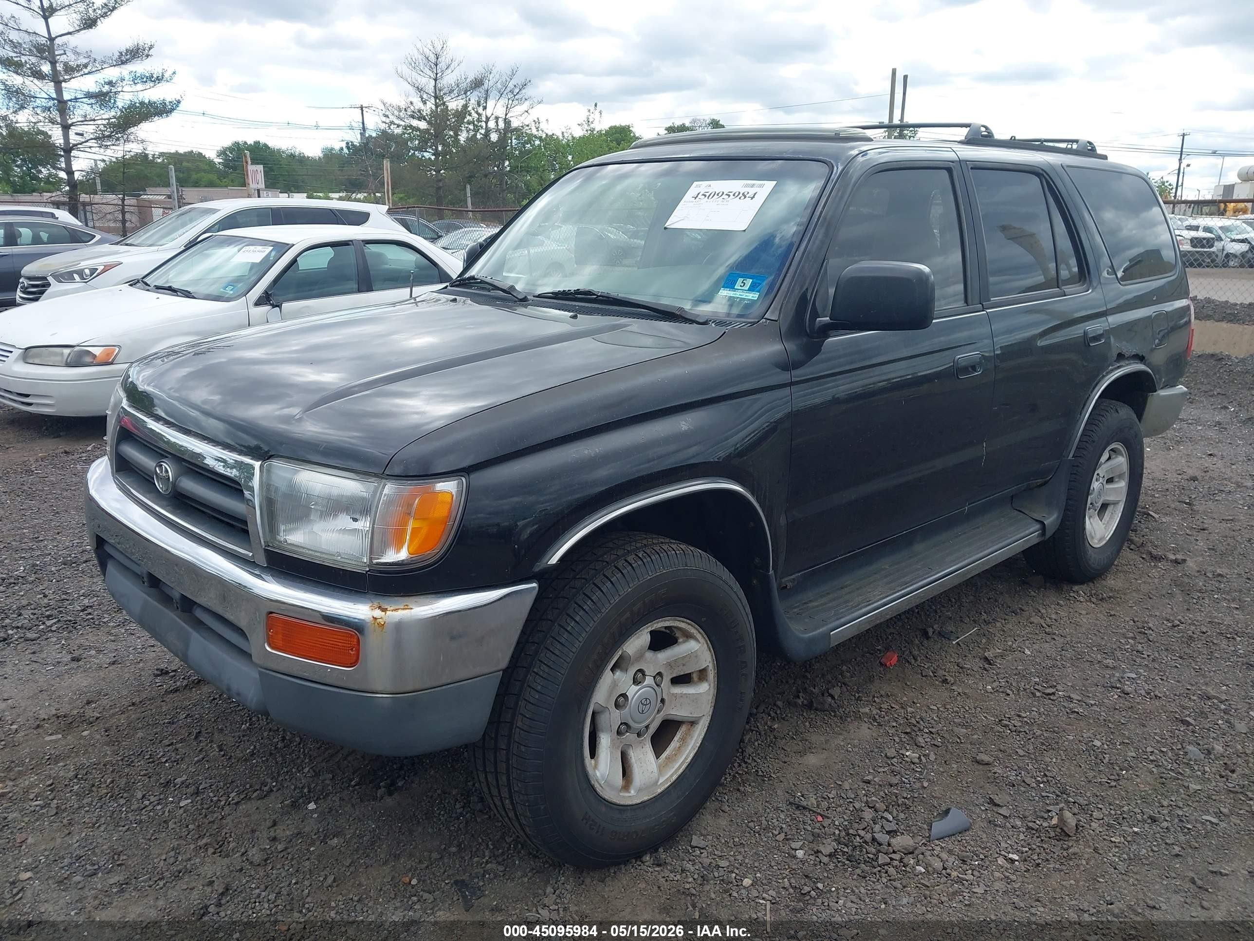 1997 Toyota 4runner Sr5 V6 Black vin: JT3HN86R5V0105136