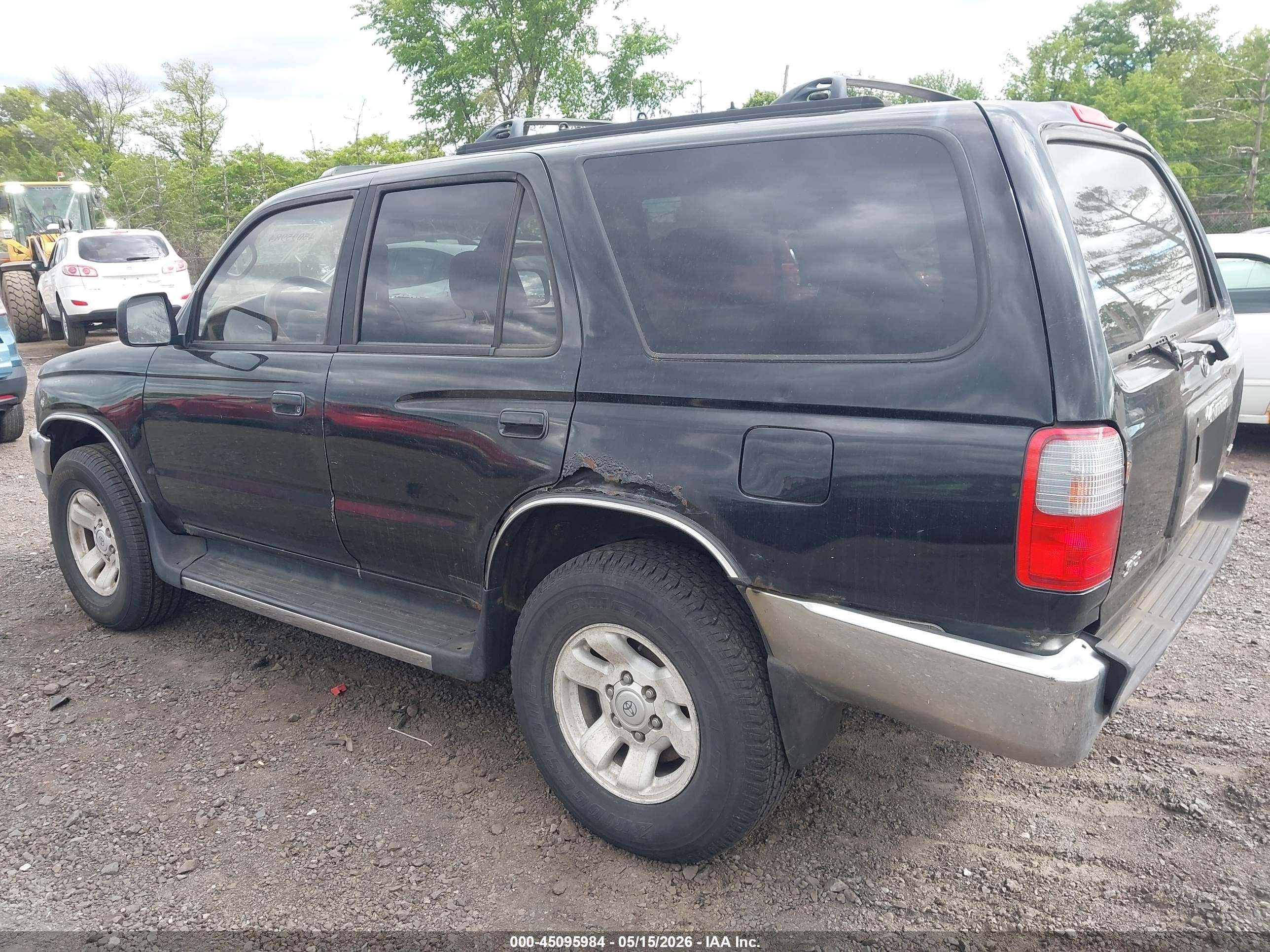 1997 Toyota 4runner Sr5 V6 Black vin: JT3HN86R5V0105136