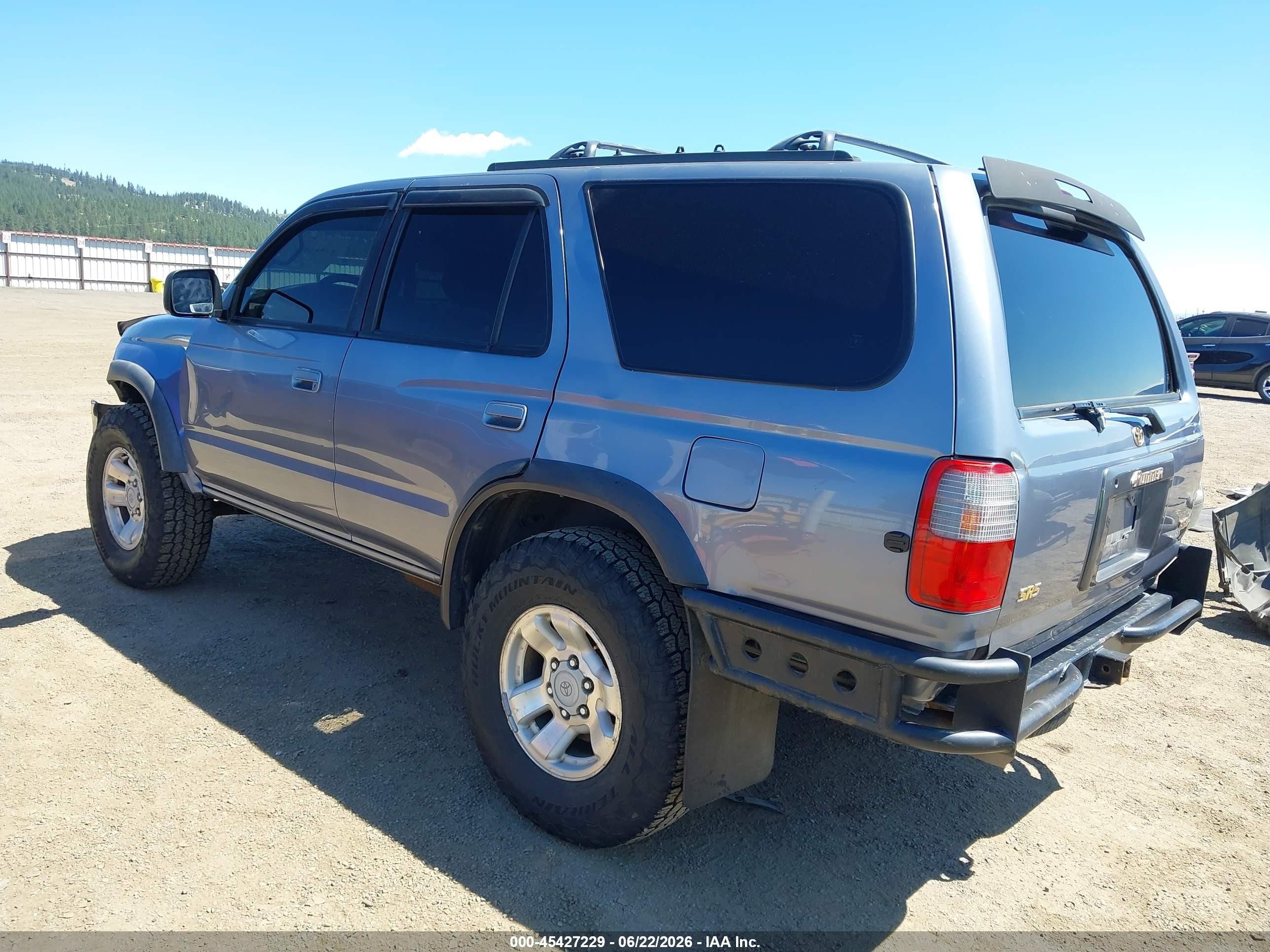 1998 Toyota 4runner Sr5 V6 Light Blue vin: JT3HN86R5W0160543