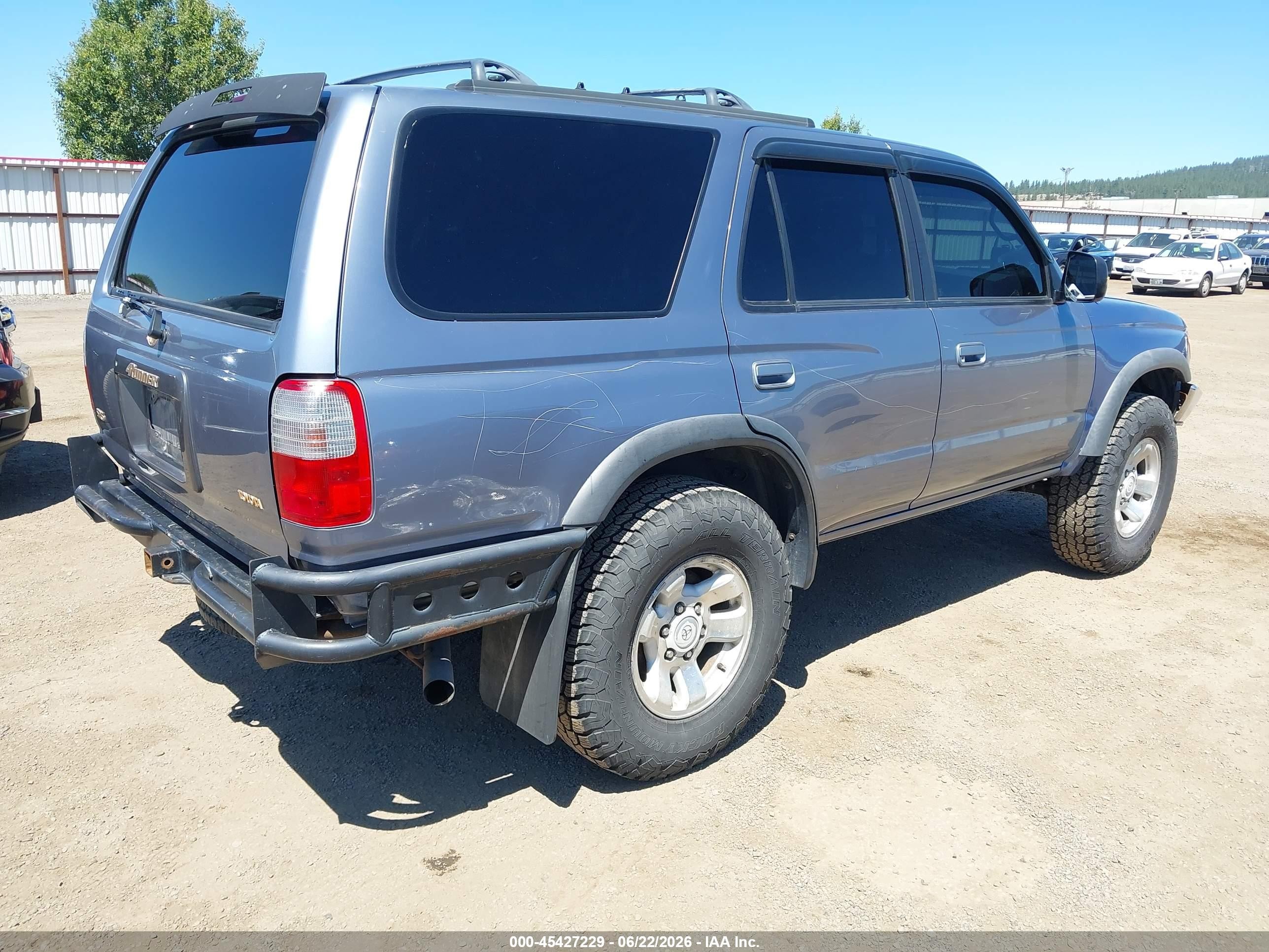 1998 Toyota 4runner Sr5 V6 Light Blue vin: JT3HN86R5W0160543
