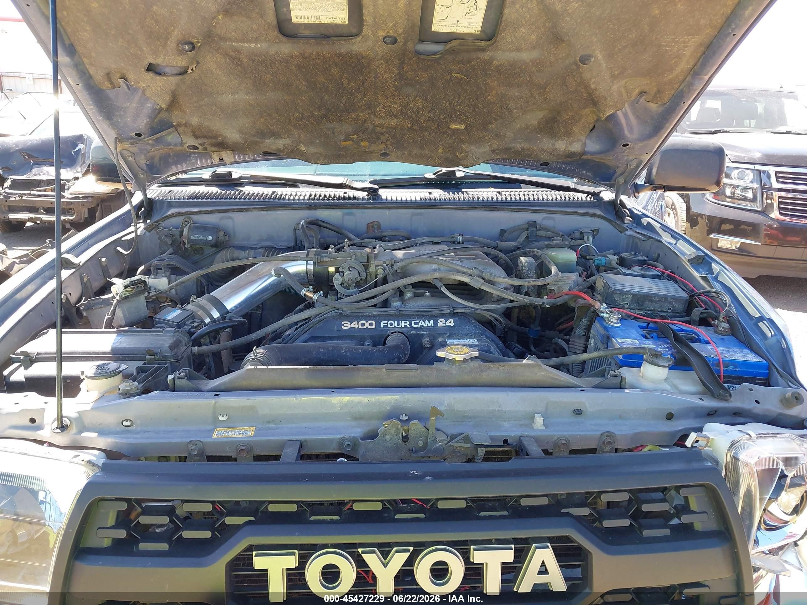 1998 Toyota 4runner Sr5 V6 Light Blue vin: JT3HN86R5W0160543