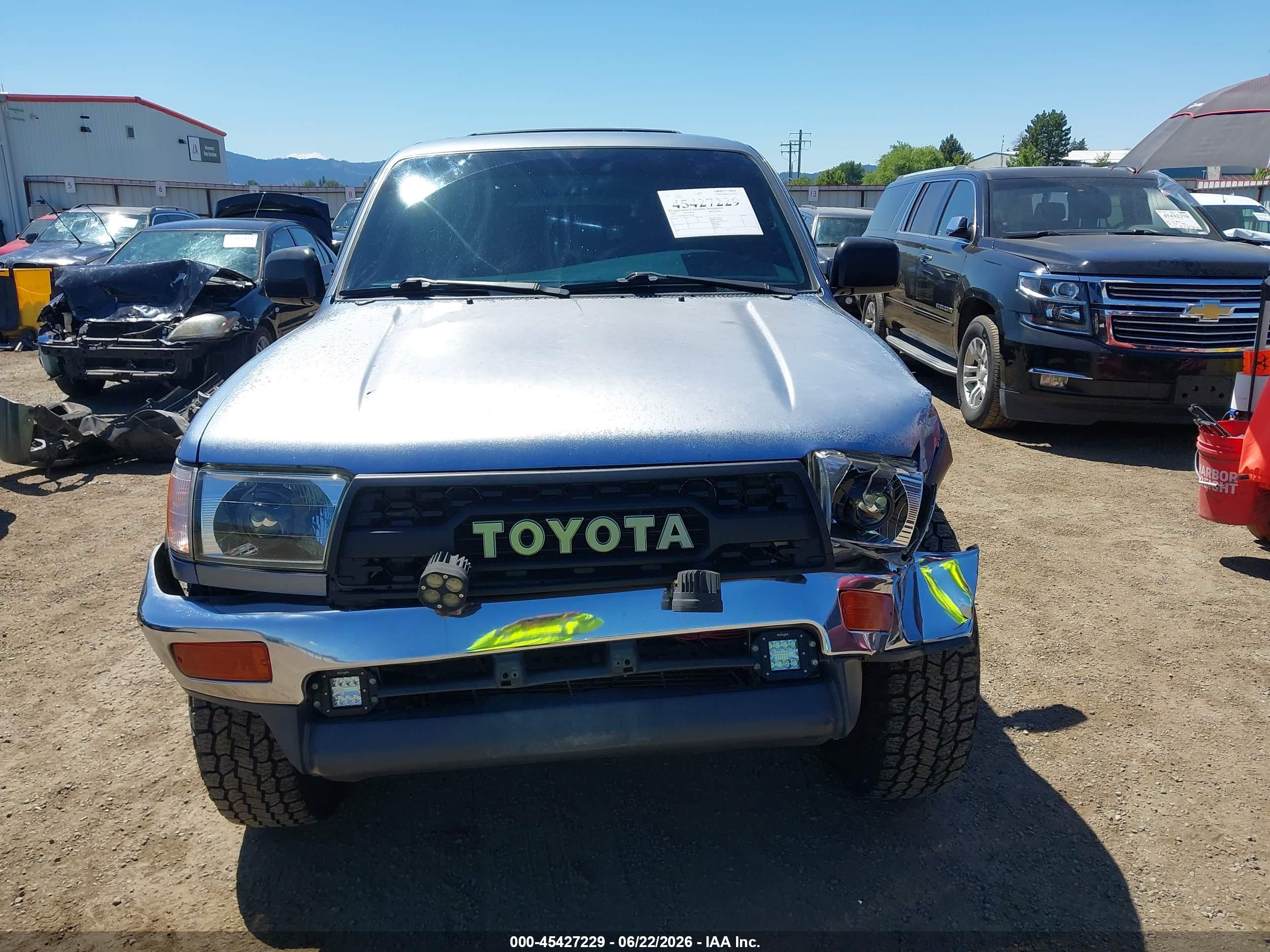 1998 Toyota 4runner Sr5 V6 Light Blue vin: JT3HN86R5W0160543