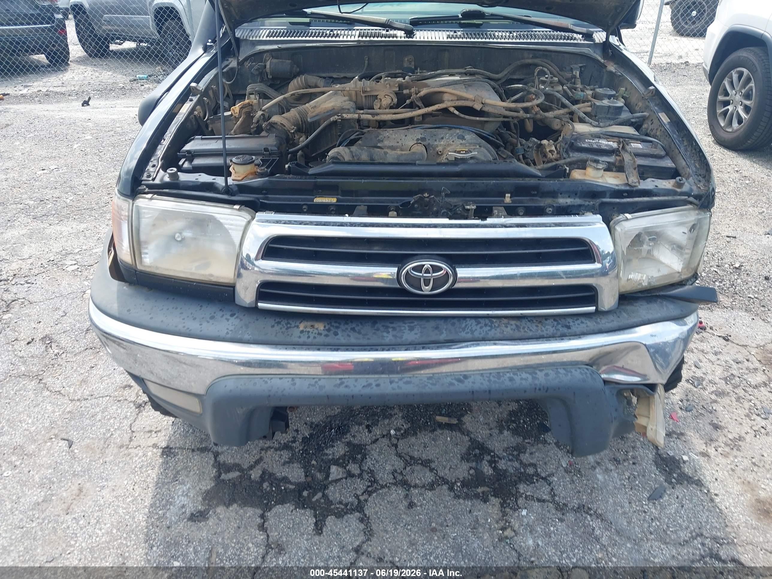 1999 Toyota 4runner Sr5 V6 Black vin: JT3HN86R5X0254956