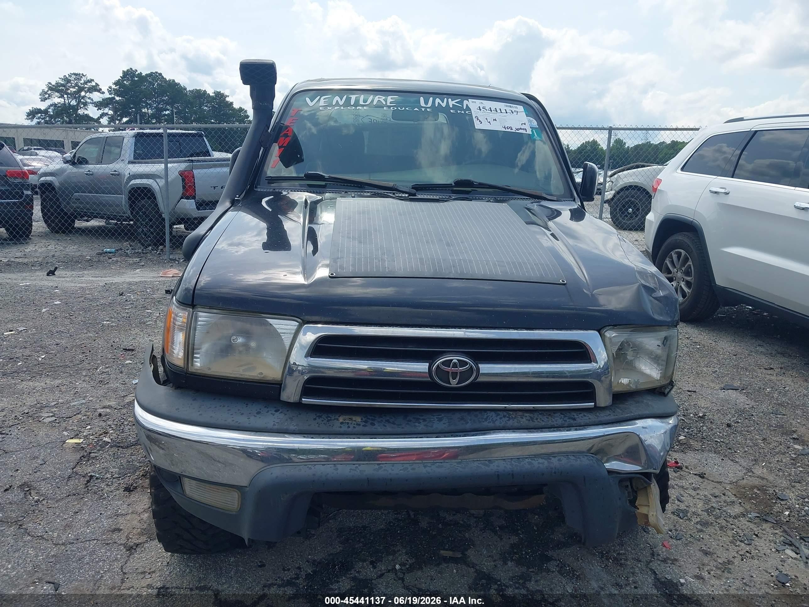 1999 Toyota 4runner Sr5 V6 Black vin: JT3HN86R5X0254956