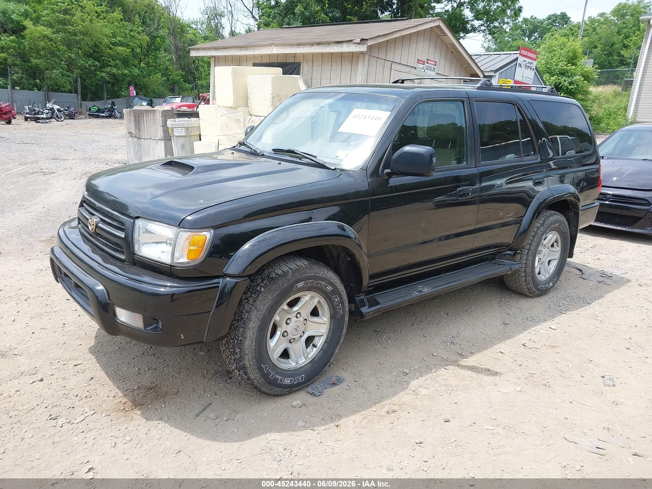 2000 Toyota 4runner Sr5 V6 Black vin: JT3HN86R5Y0265831