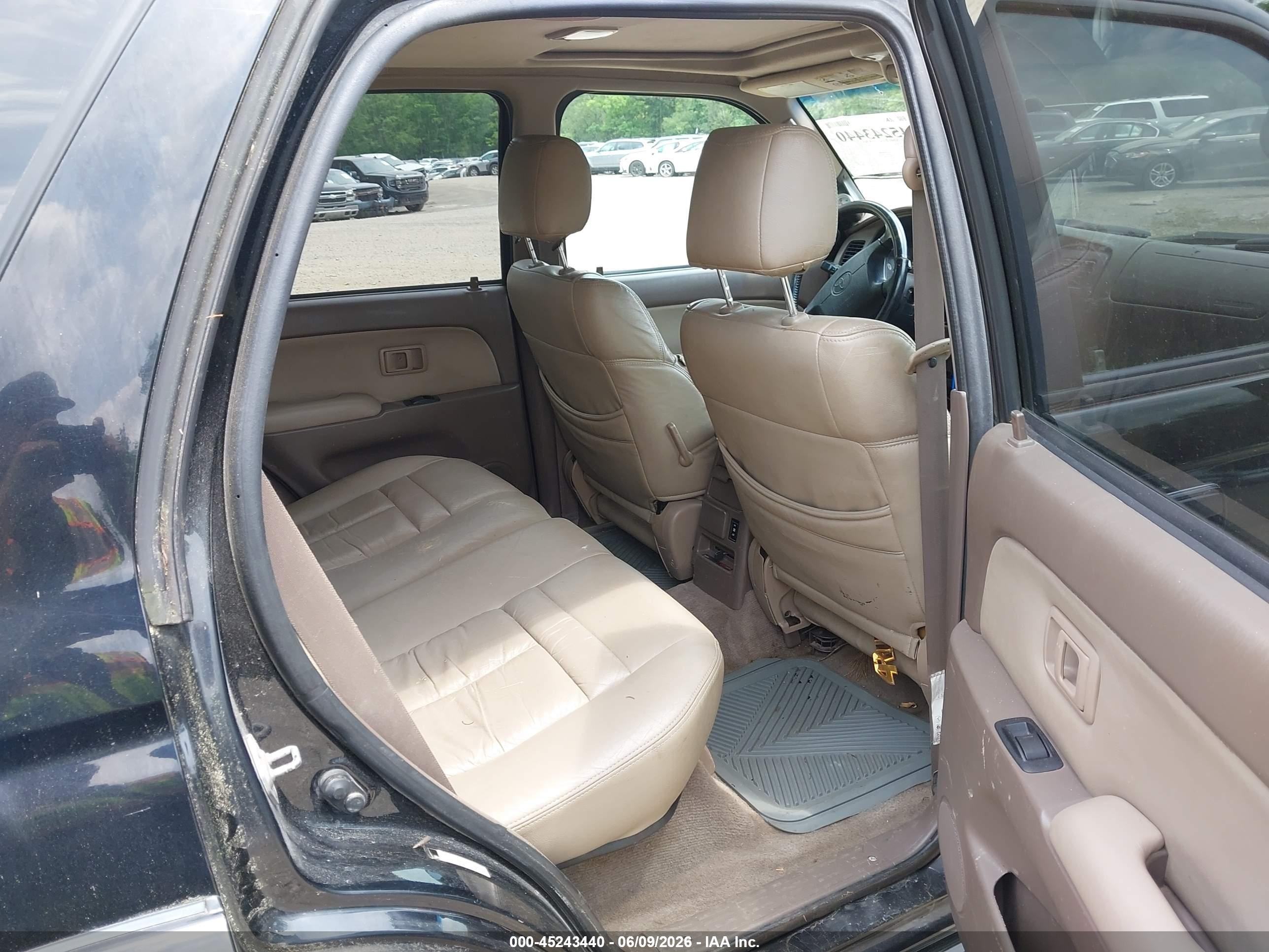 2000 Toyota 4runner Sr5 V6 Black vin: JT3HN86R5Y0265831