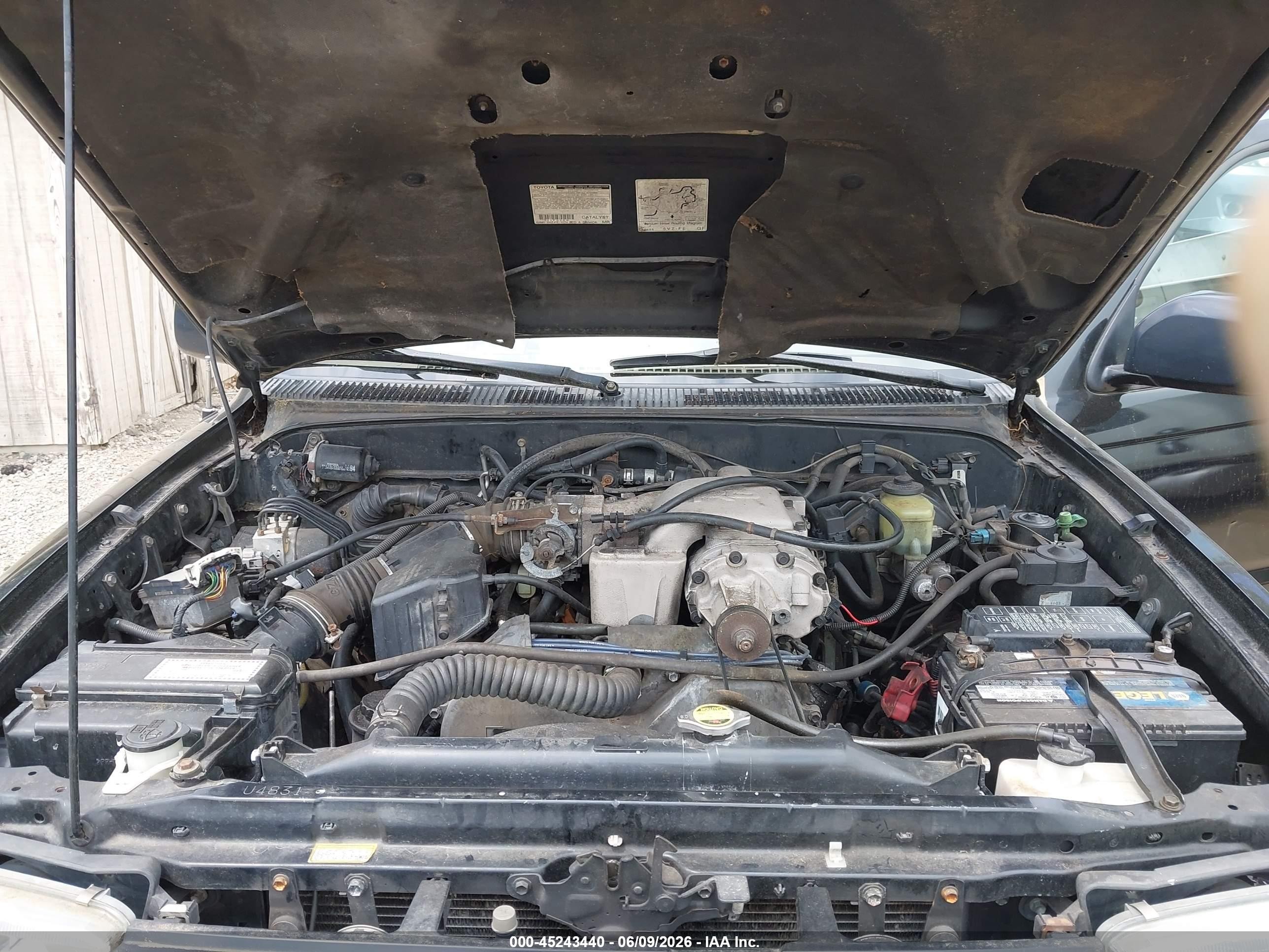 2000 Toyota 4runner Sr5 V6 Black vin: JT3HN86R5Y0265831