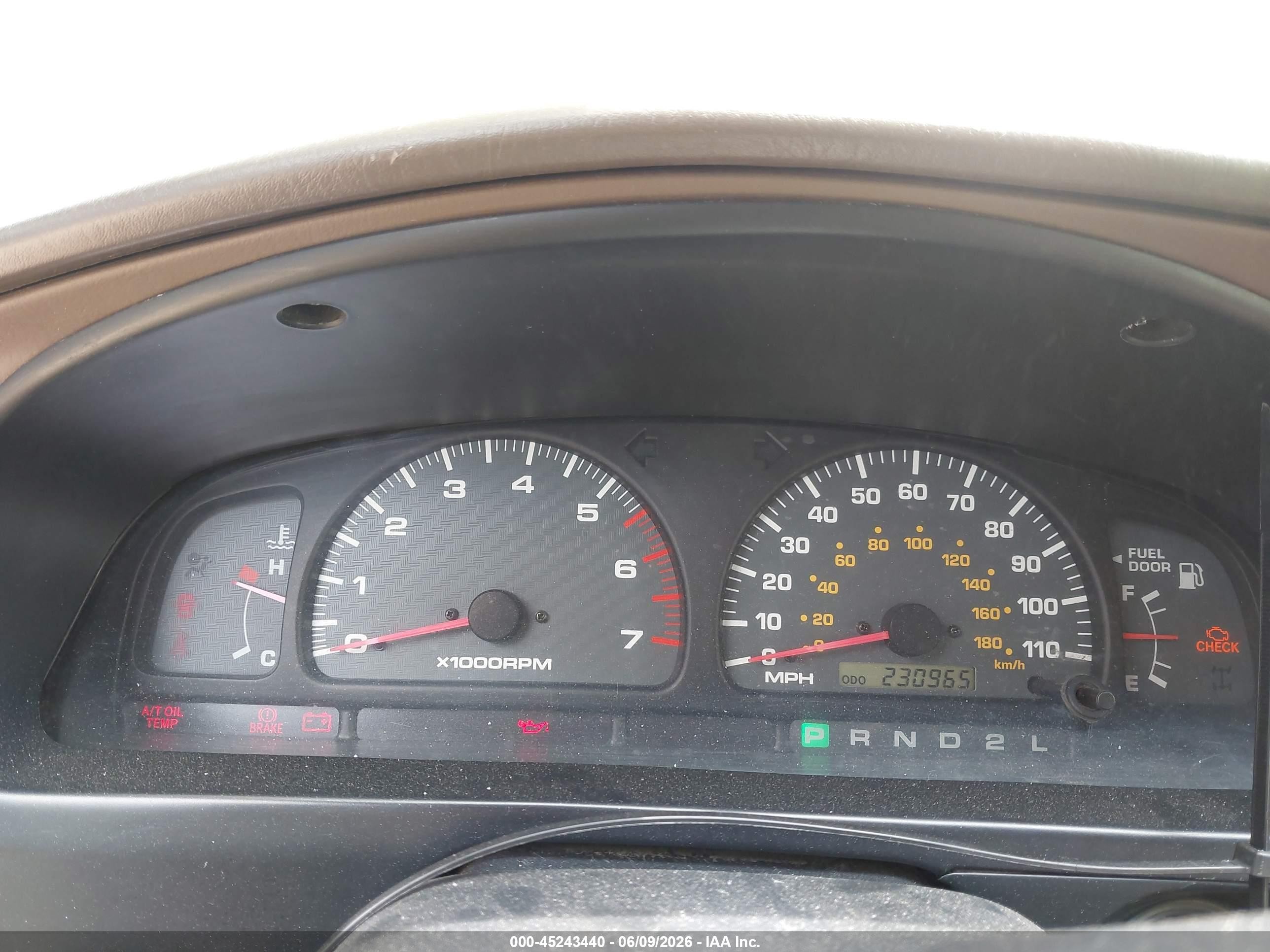 2000 Toyota 4runner Sr5 V6 Black vin: JT3HN86R5Y0265831