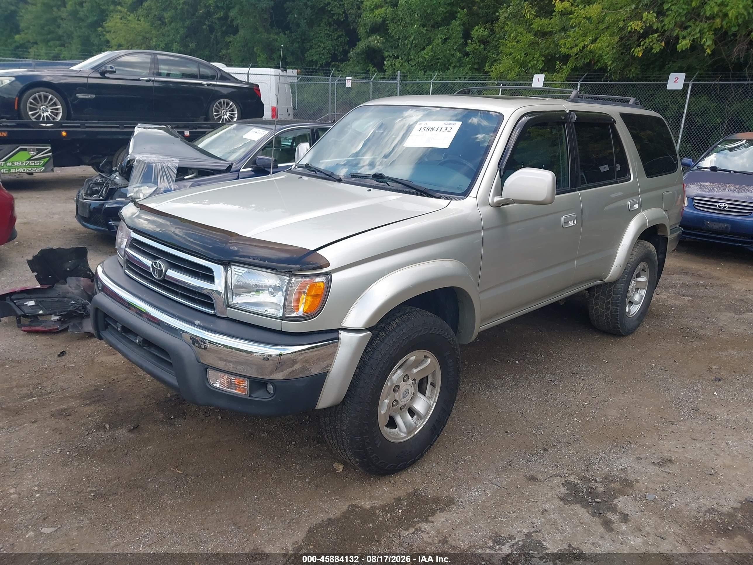 2000 Toyota 4runner Sr5 V6 Silver vin: JT3HN86R5Y0303185