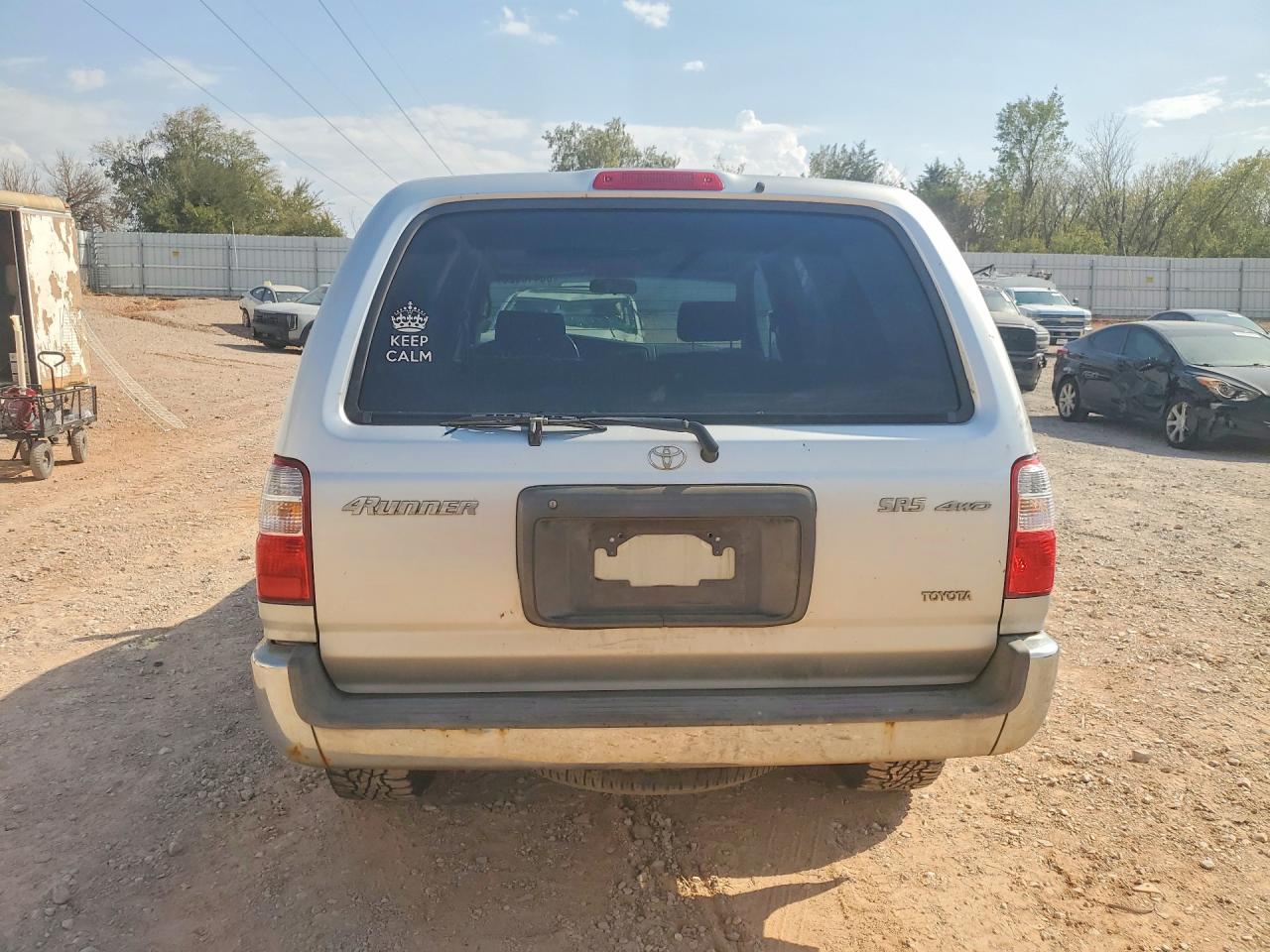 2001 Toyota 4runner Sr5 Silver vin: JT3HN86R610339263