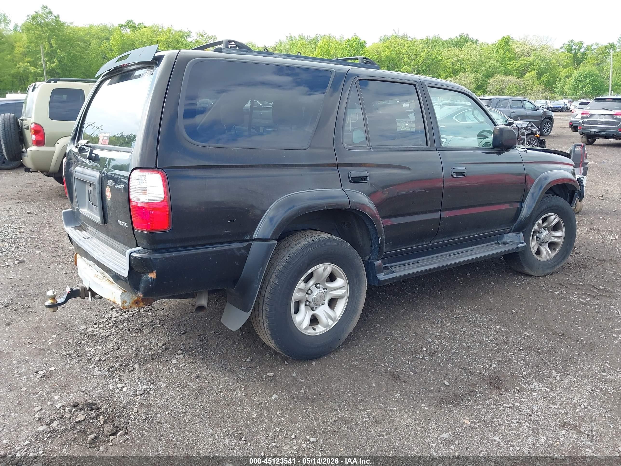2001 Toyota 4runner Sr5 V6 Black vin: JT3HN86R610345130