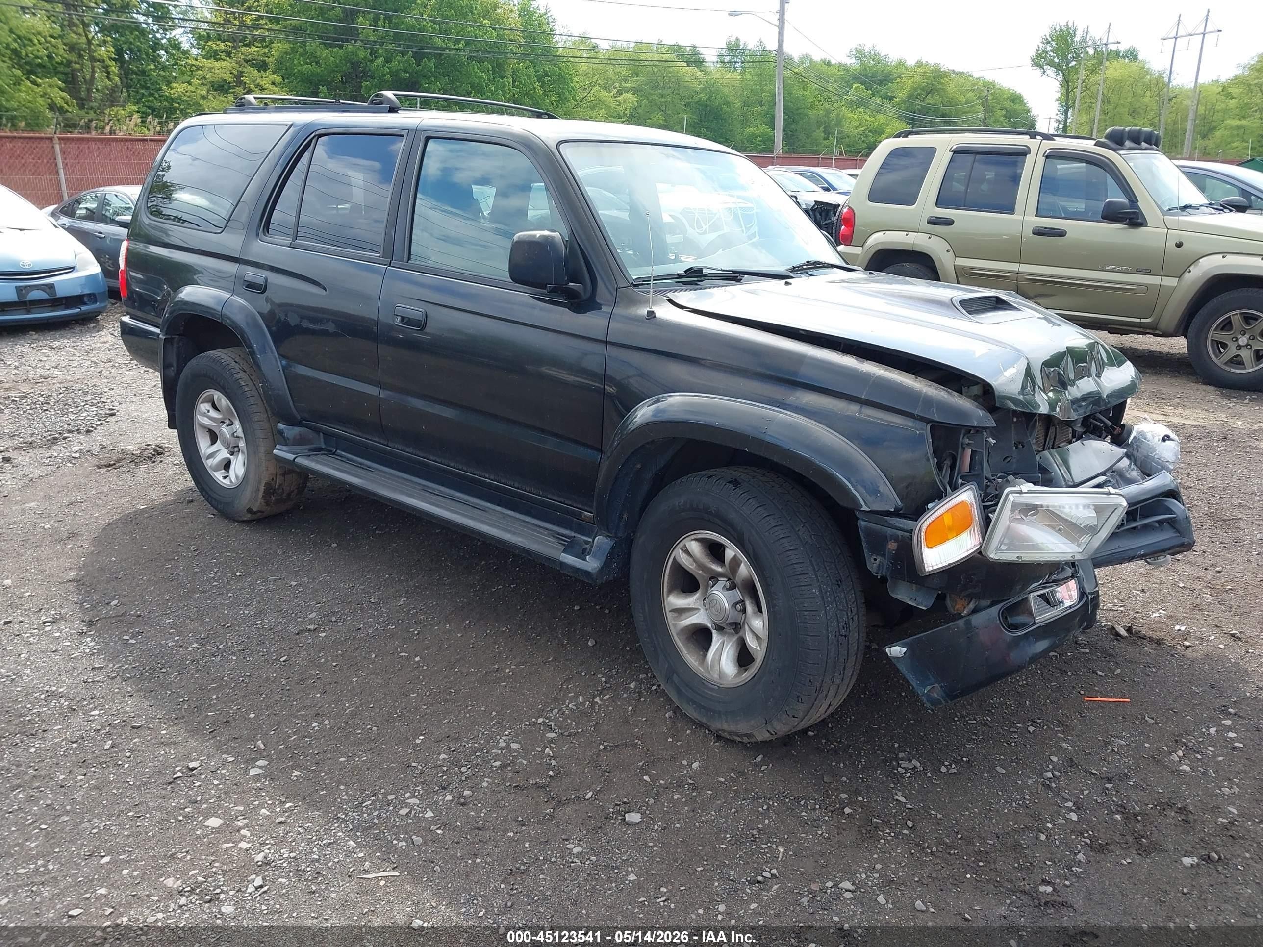 2001 Toyota 4runner Sr5 V6 Black vin: JT3HN86R610345130