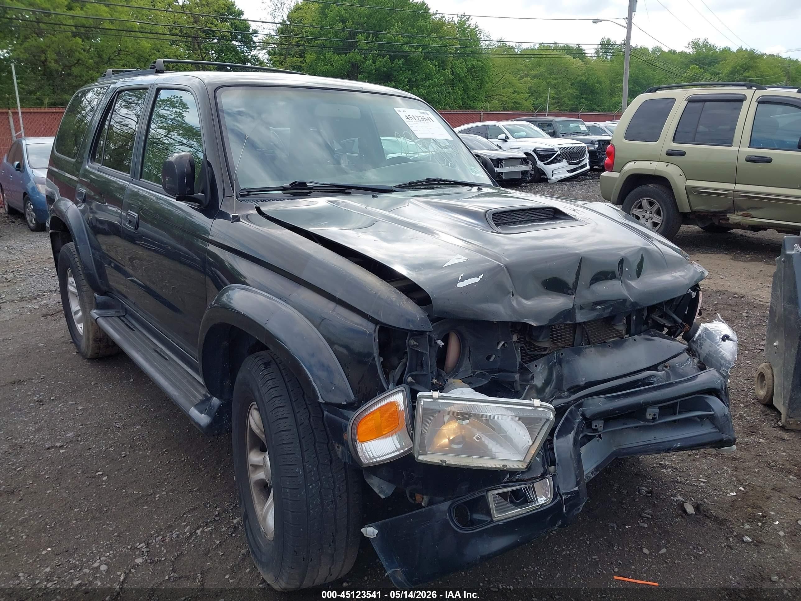 2001 Toyota 4runner Sr5 V6 Black vin: JT3HN86R610345130