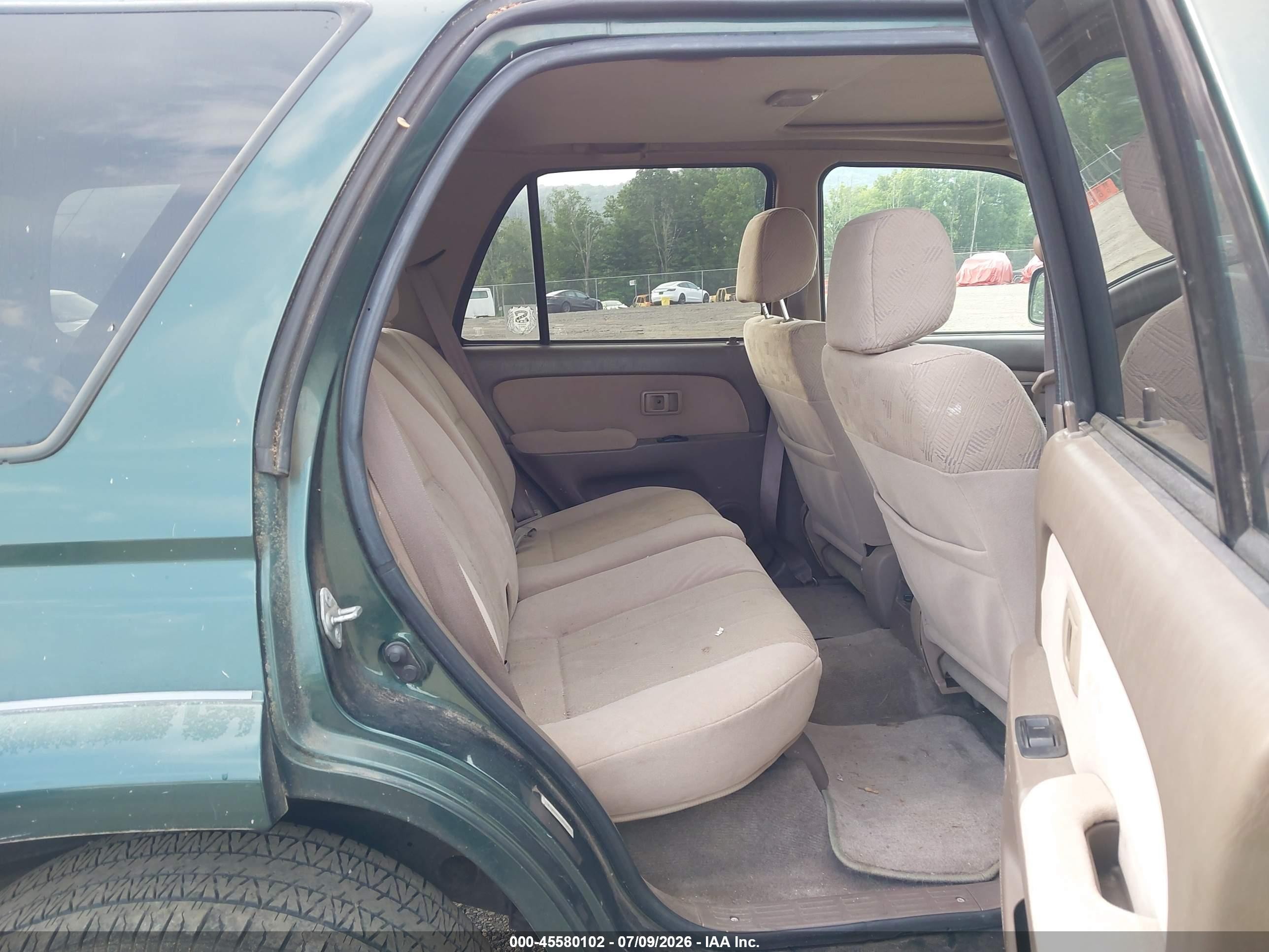 2001 Toyota 4runner Sr5 Green vin: JT3HN86R619045101
