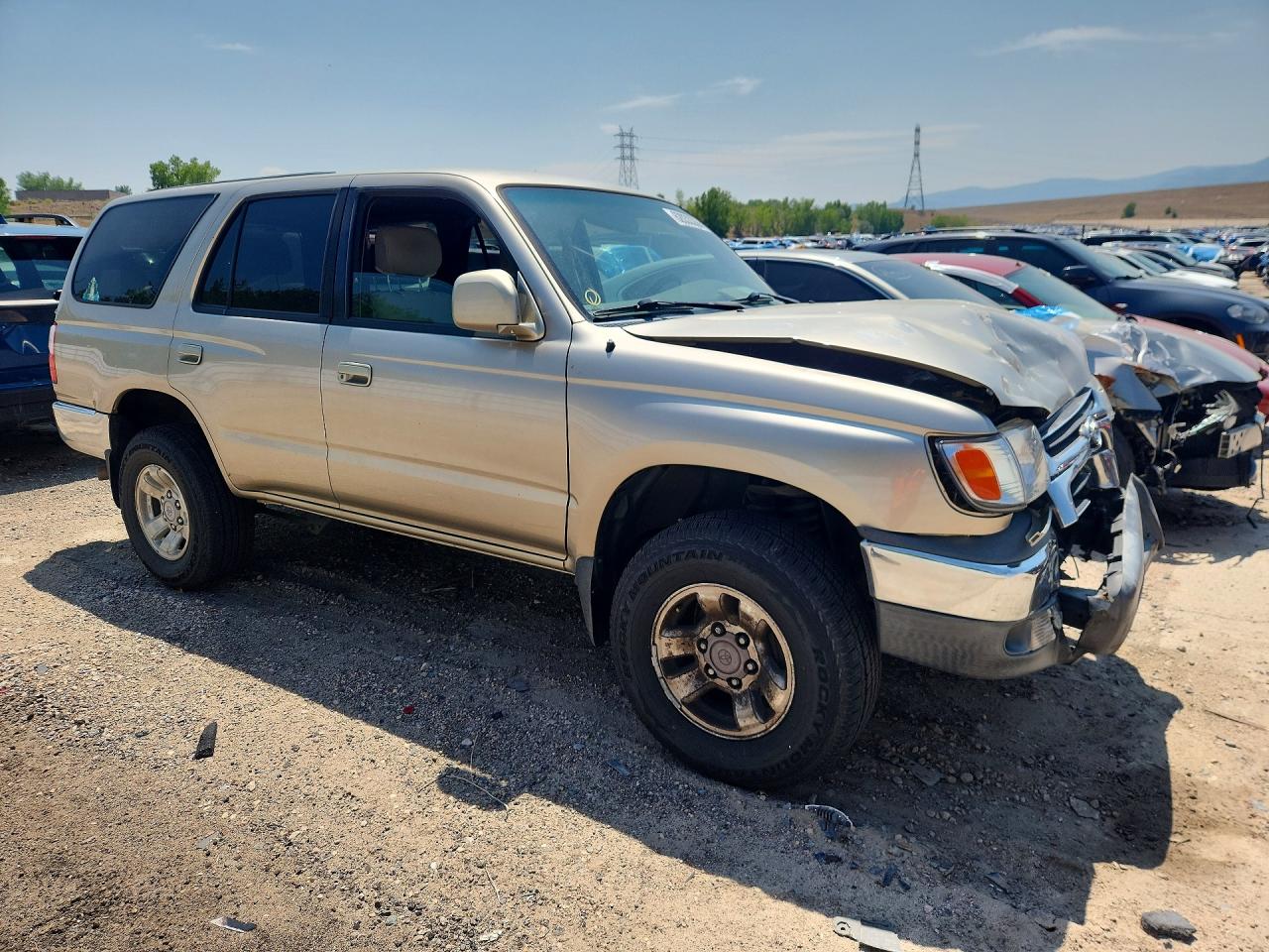 2002 Toyota 4runner Sr5 Бежевый vin: JT3HN86R620364388