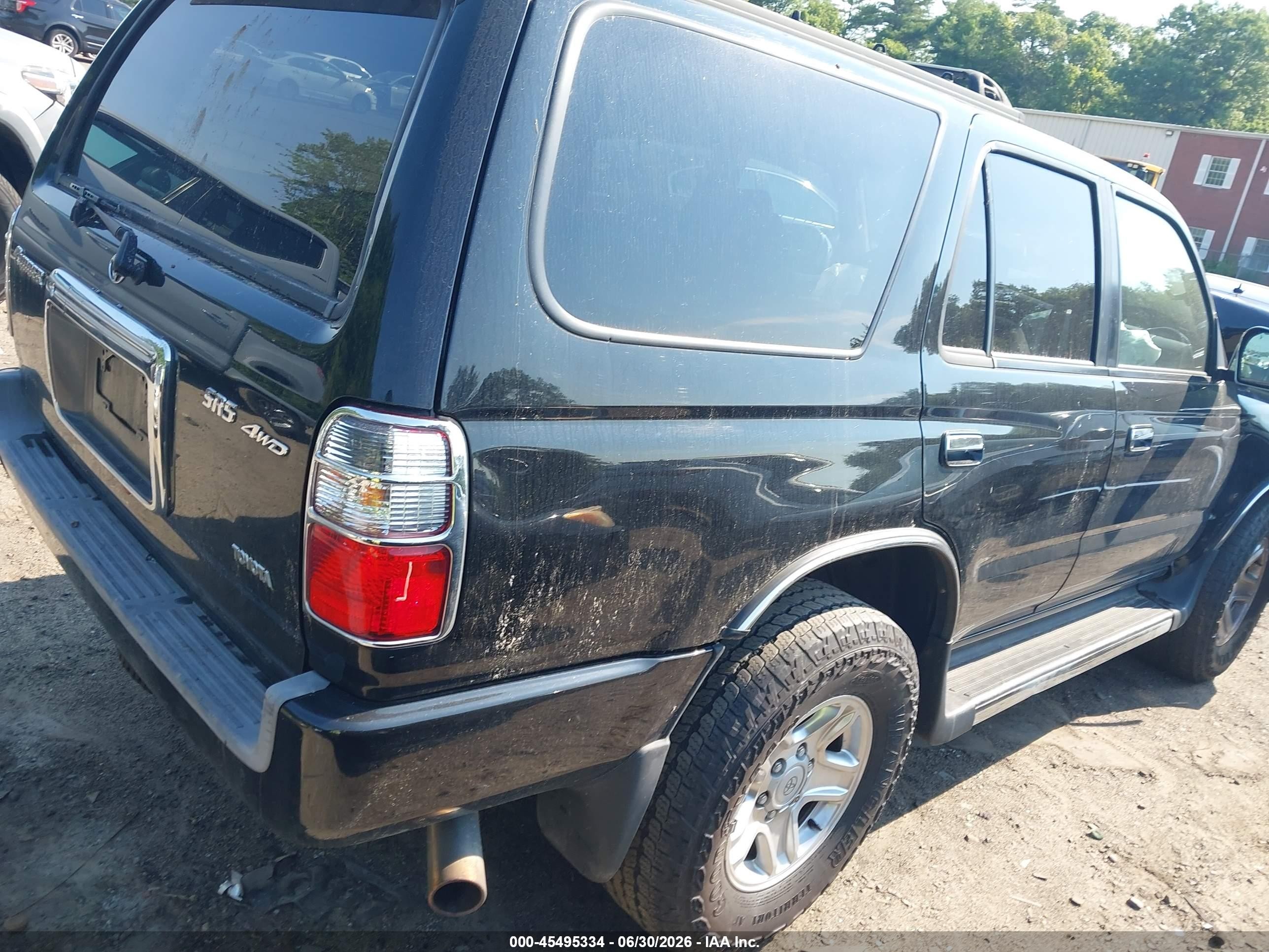 2002 Toyota 4runner Sr5 V6 Black vin: JT3HN86R620373124