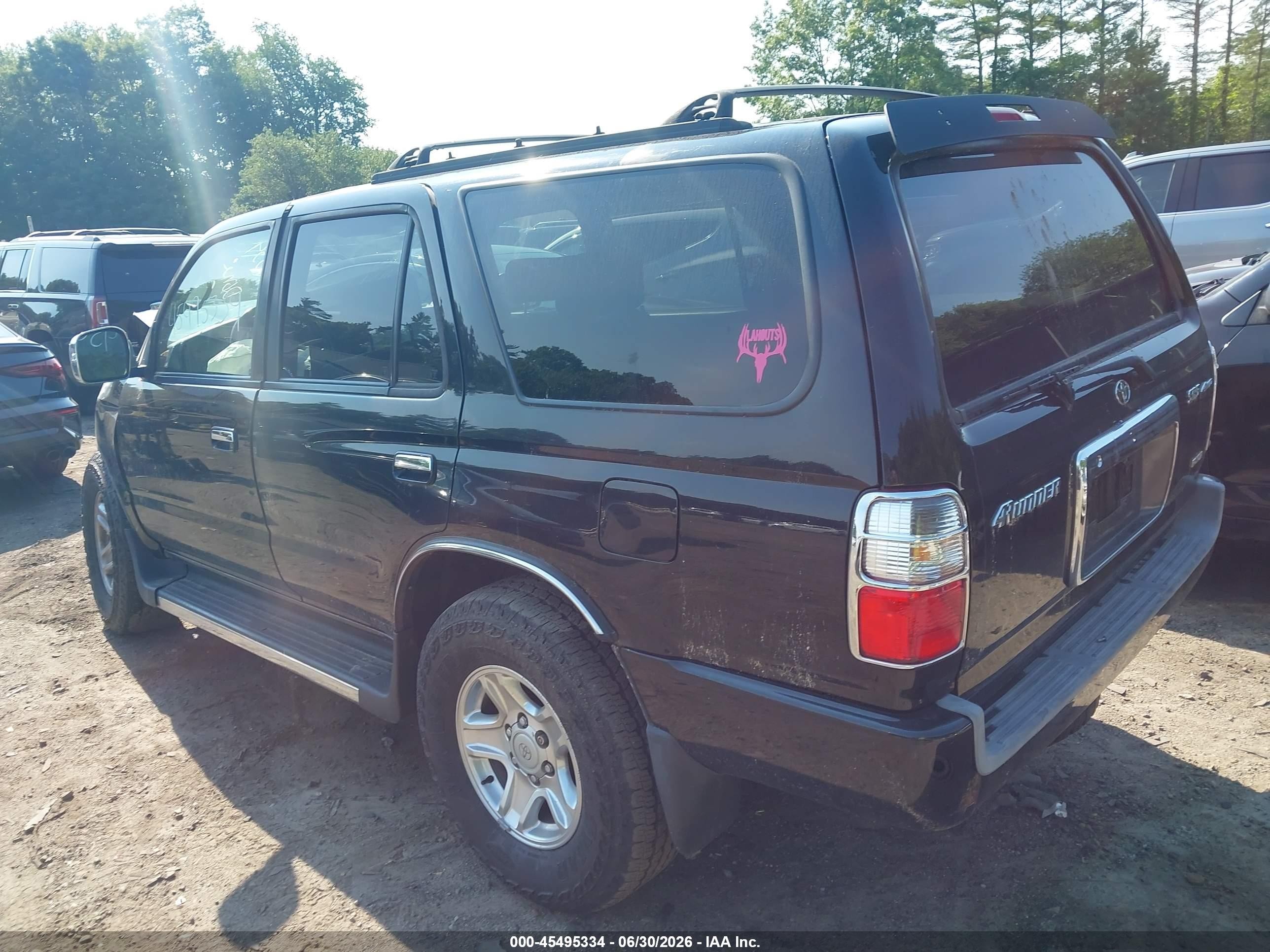 2002 Toyota 4runner Sr5 V6 Black vin: JT3HN86R620373124