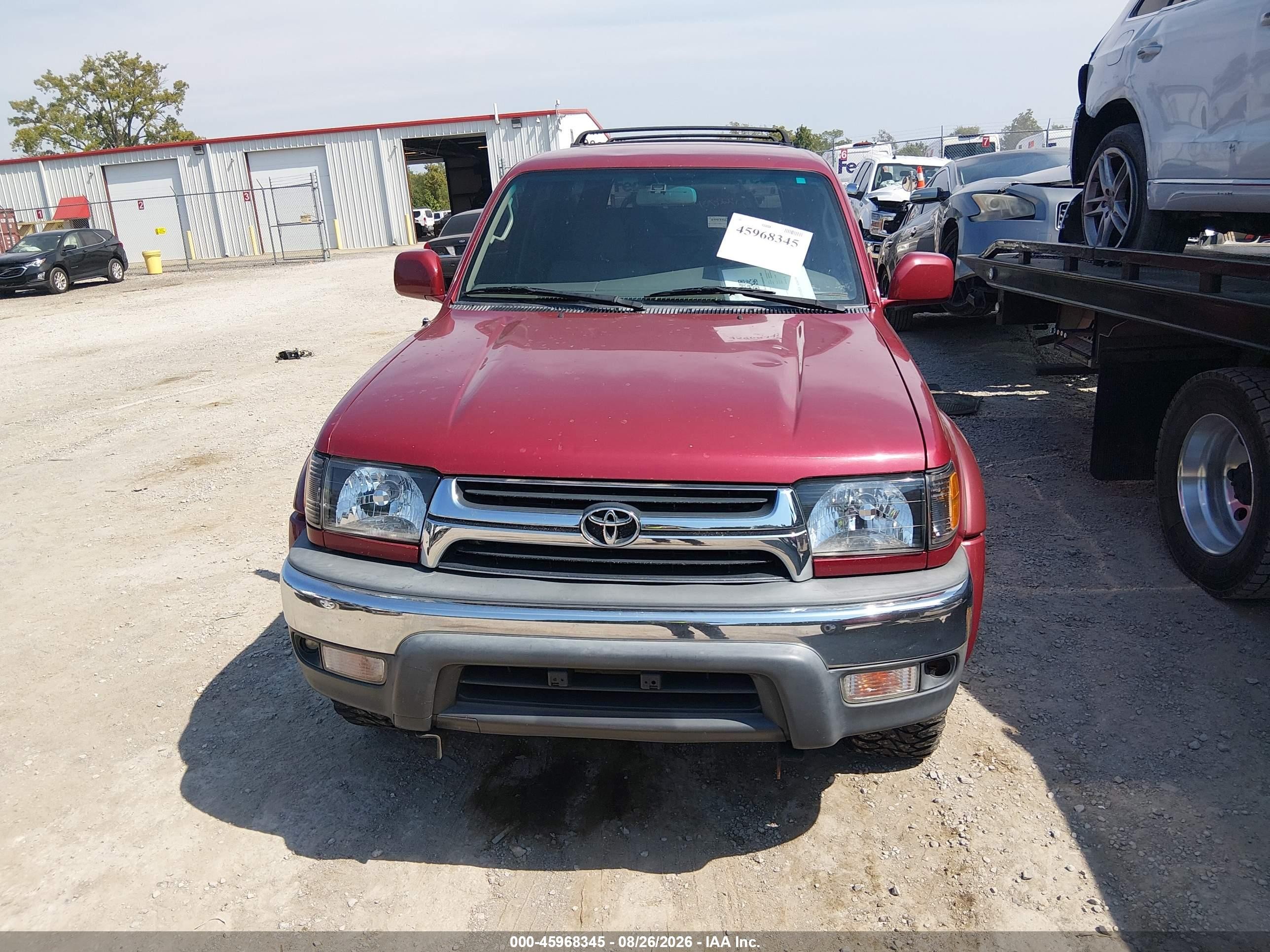 2002 Toyota 4runner Sr5 V6 Maroon vin: JT3HN86R620378064