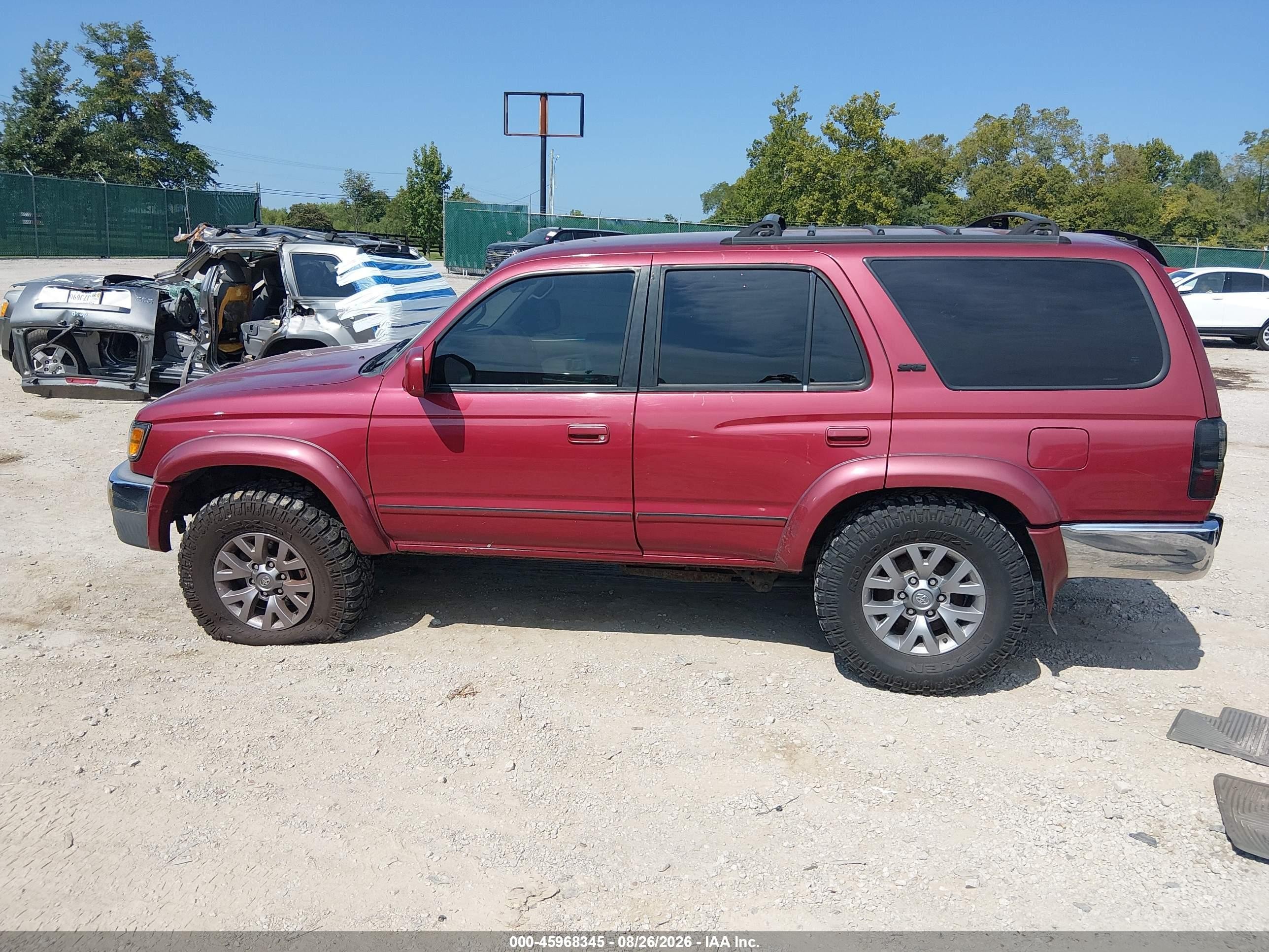 2002 Toyota 4runner Sr5 V6 Maroon vin: JT3HN86R620378064