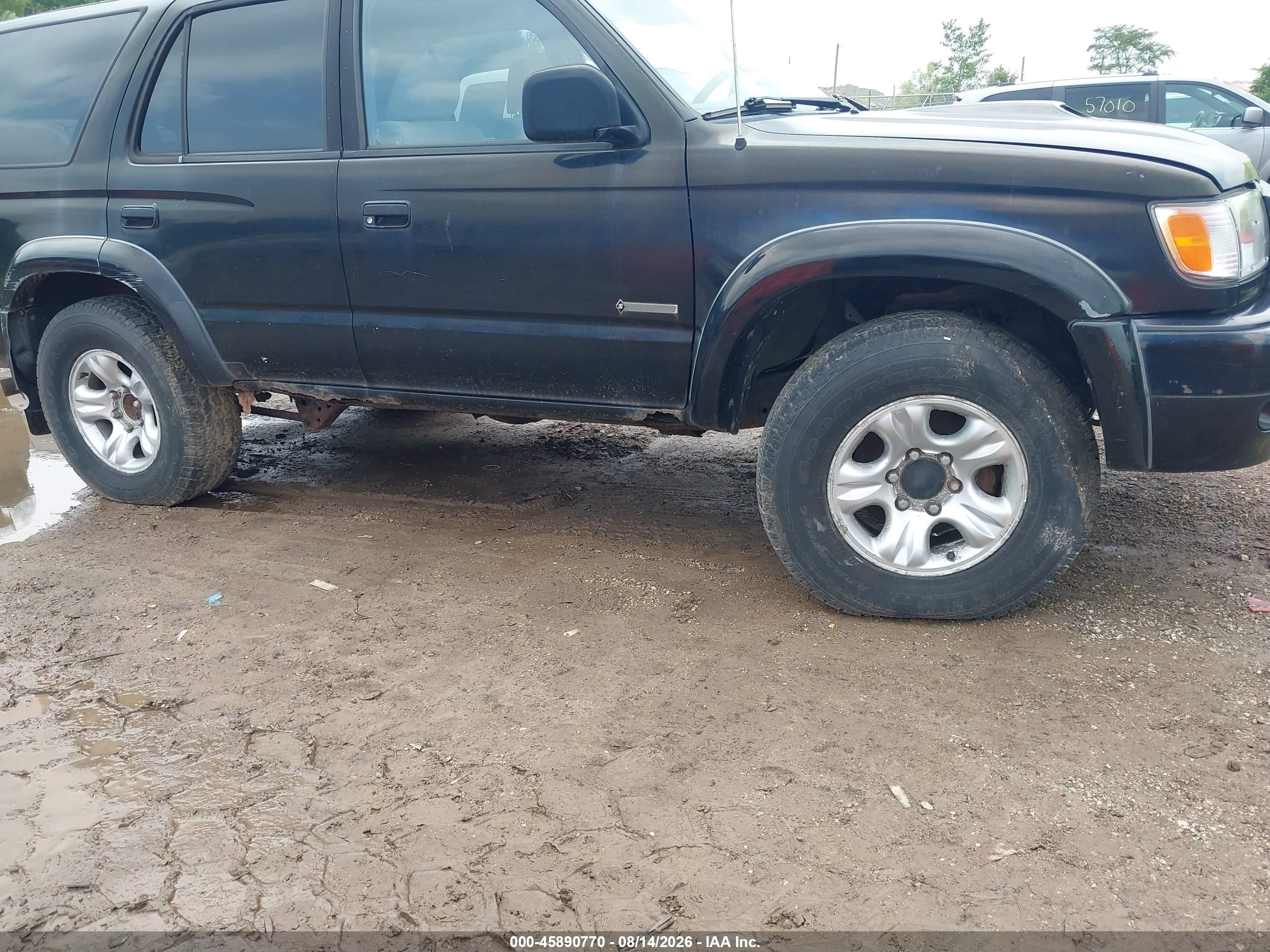 2002 Toyota 4runner Sr5 V6 Black vin: JT3HN86R620381465