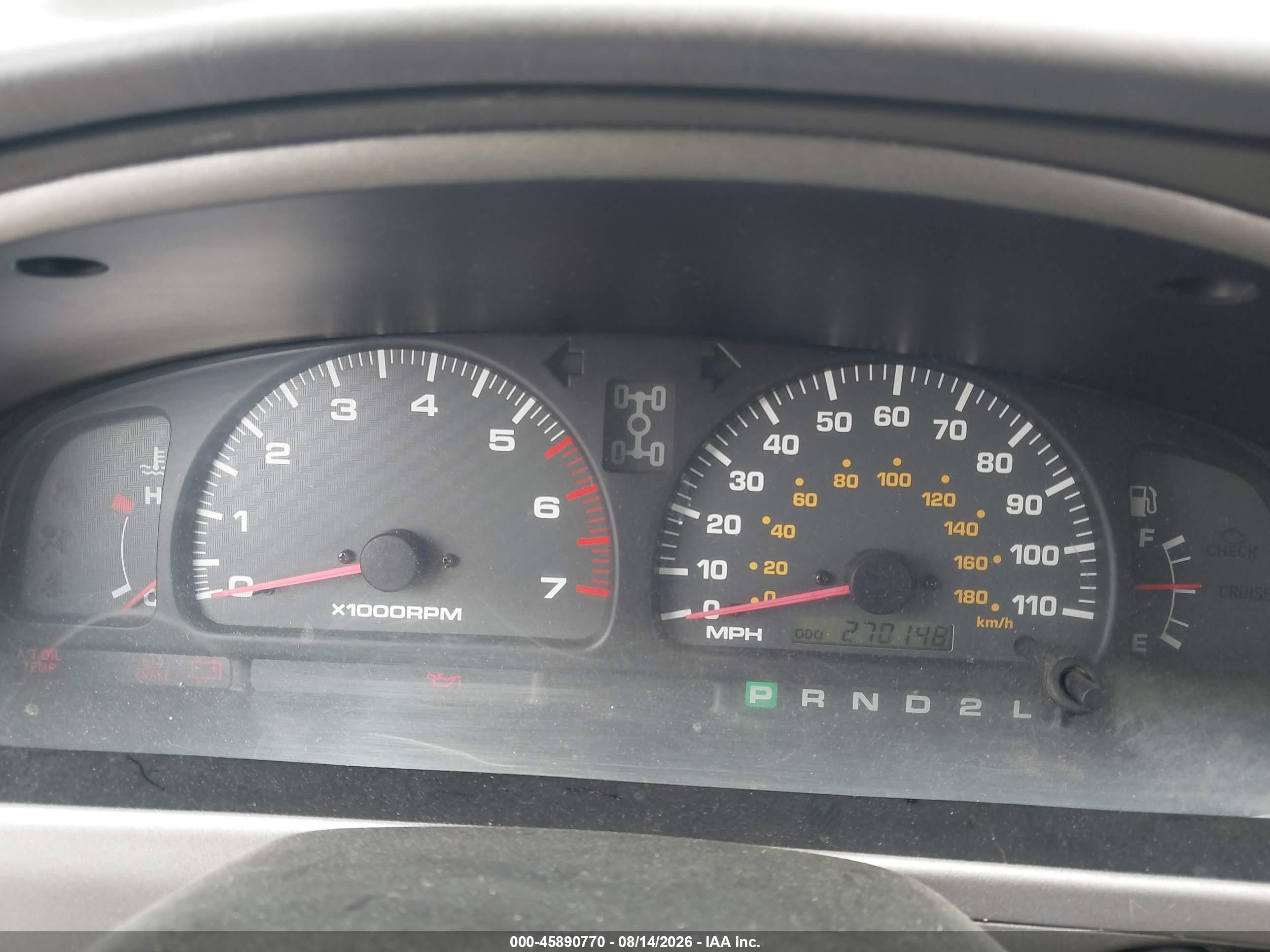 2002 Toyota 4runner Sr5 V6 Black vin: JT3HN86R620381465
