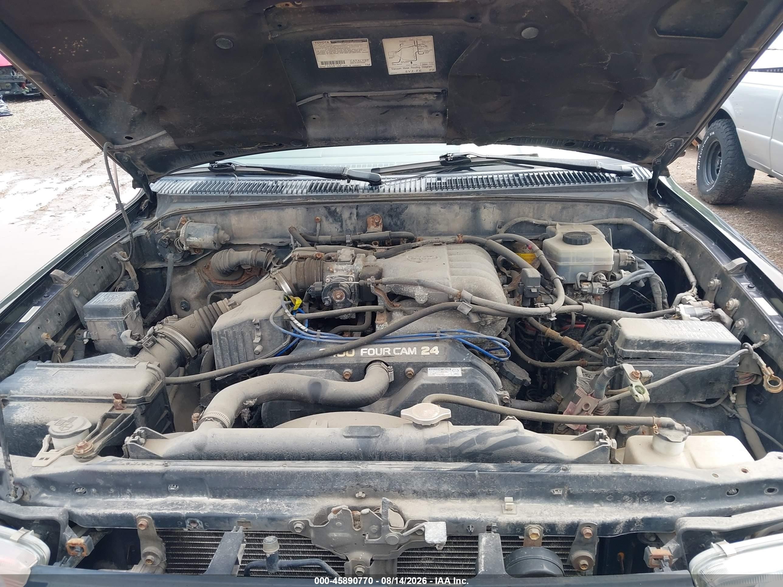 2002 Toyota 4runner Sr5 V6 Black vin: JT3HN86R620381465