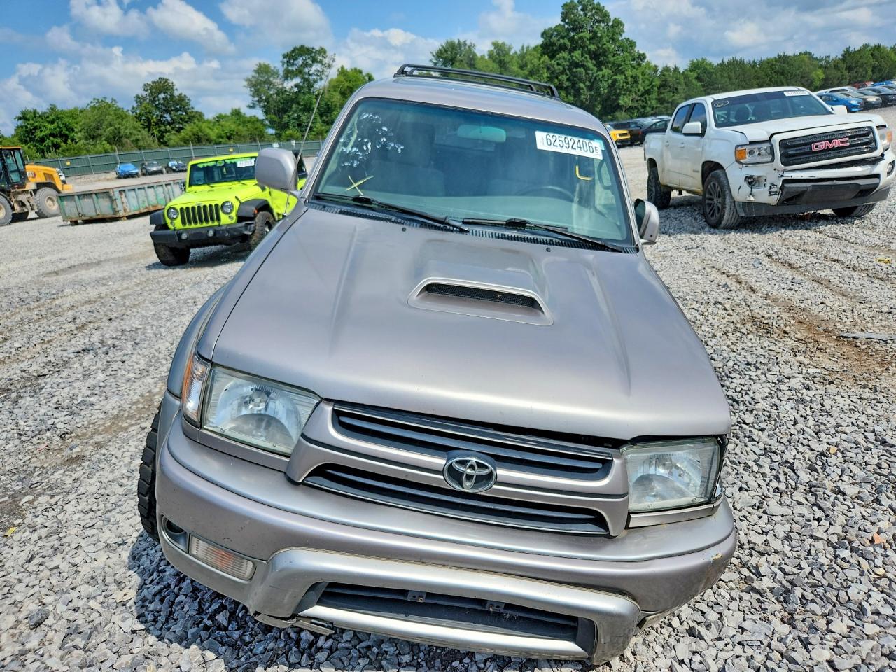 2002 Toyota 4runner Sr5 Silver vin: JT3HN86R620390523