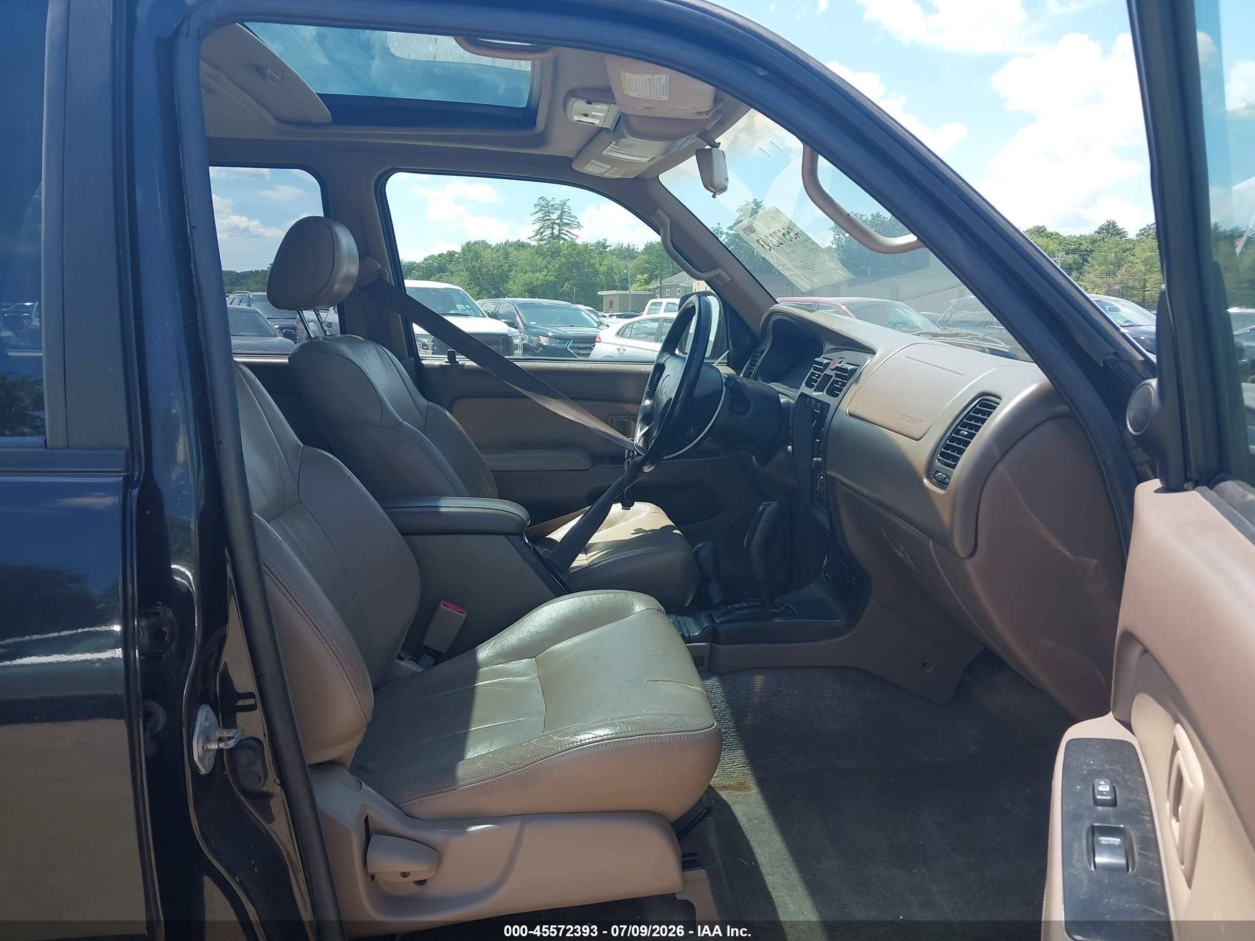 2002 Toyota 4runner Sr5 V6 Black vin: JT3HN86R629064037