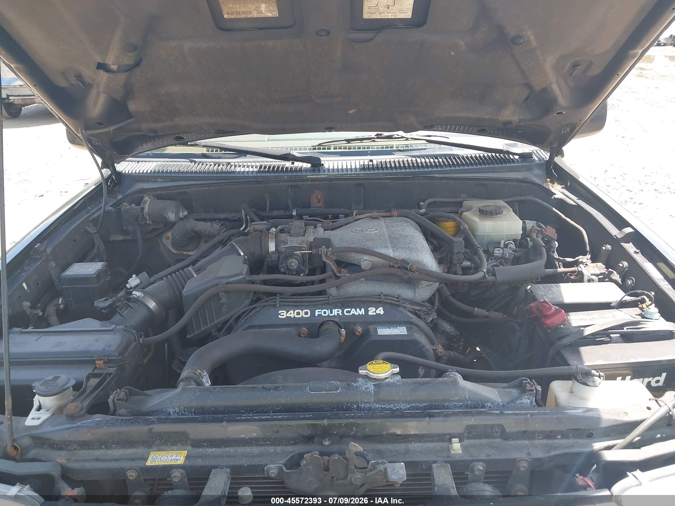 2002 Toyota 4runner Sr5 V6 Black vin: JT3HN86R629064037