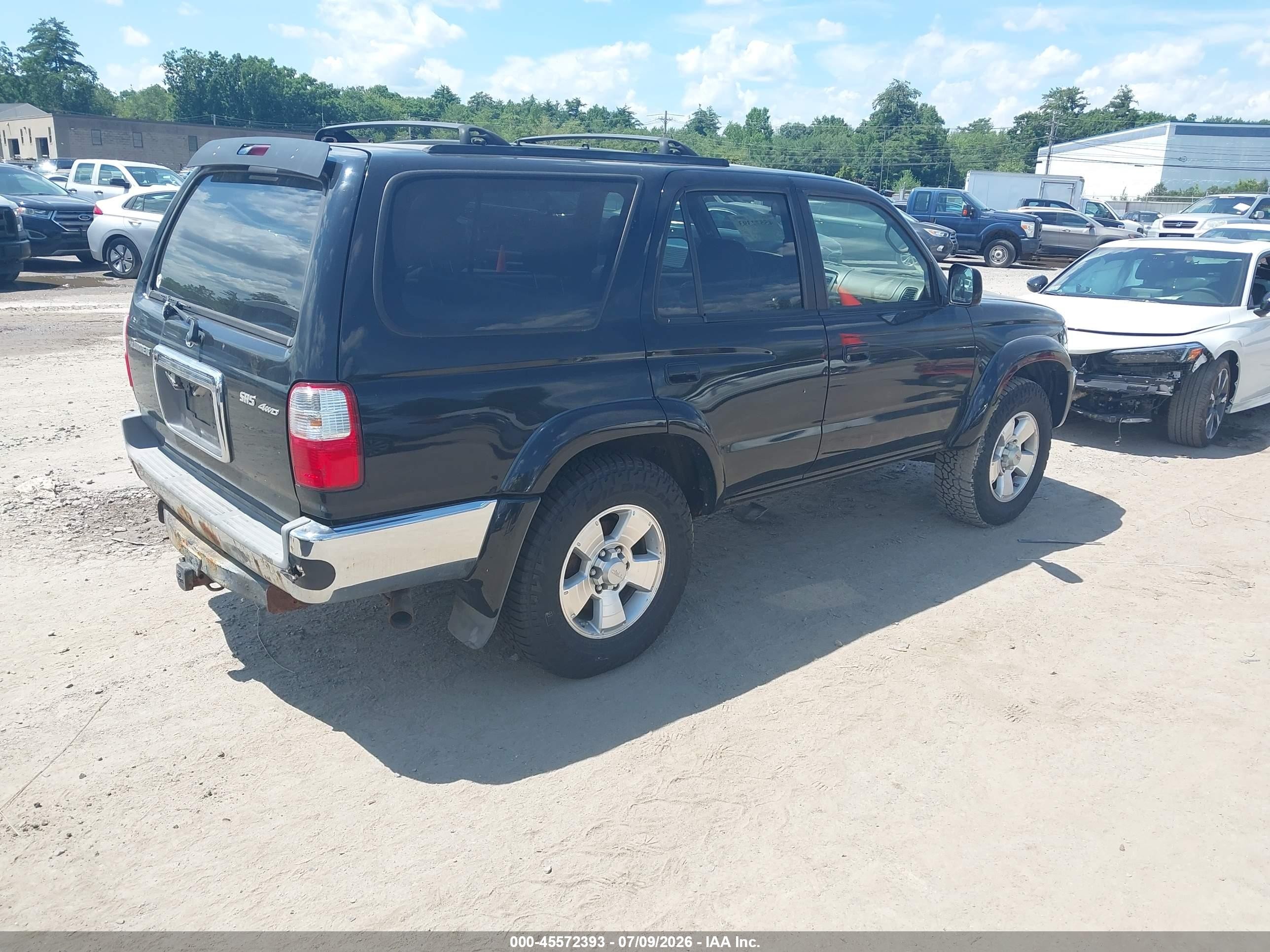 2002 Toyota 4runner Sr5 V6 Black vin: JT3HN86R629064037