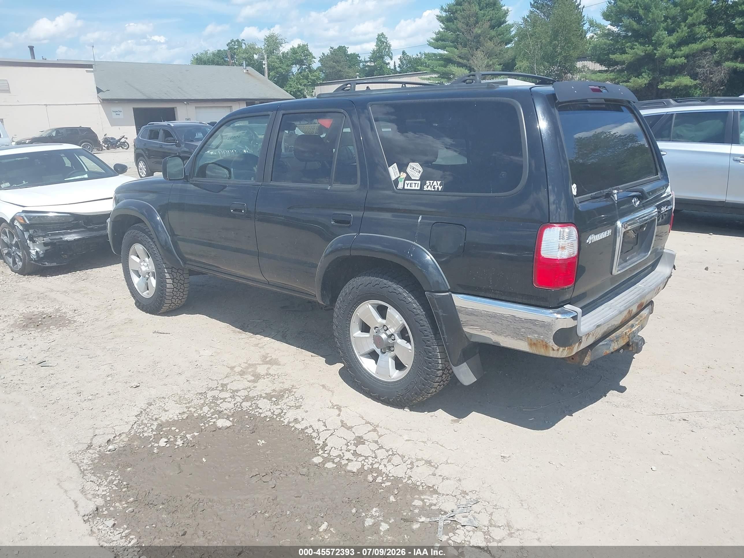 2002 Toyota 4runner Sr5 V6 Black vin: JT3HN86R629064037
