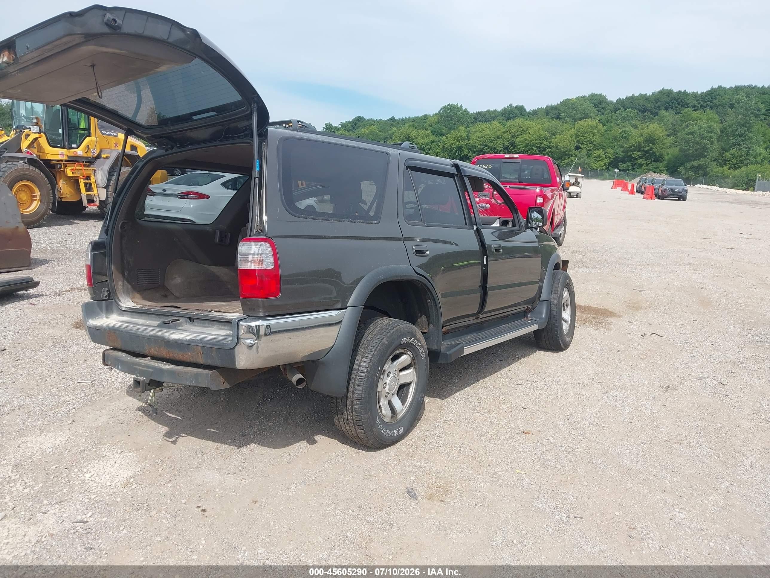 1998 Toyota 4runner Sr5 V6 Gray vin: JT3HN86R6W0185533